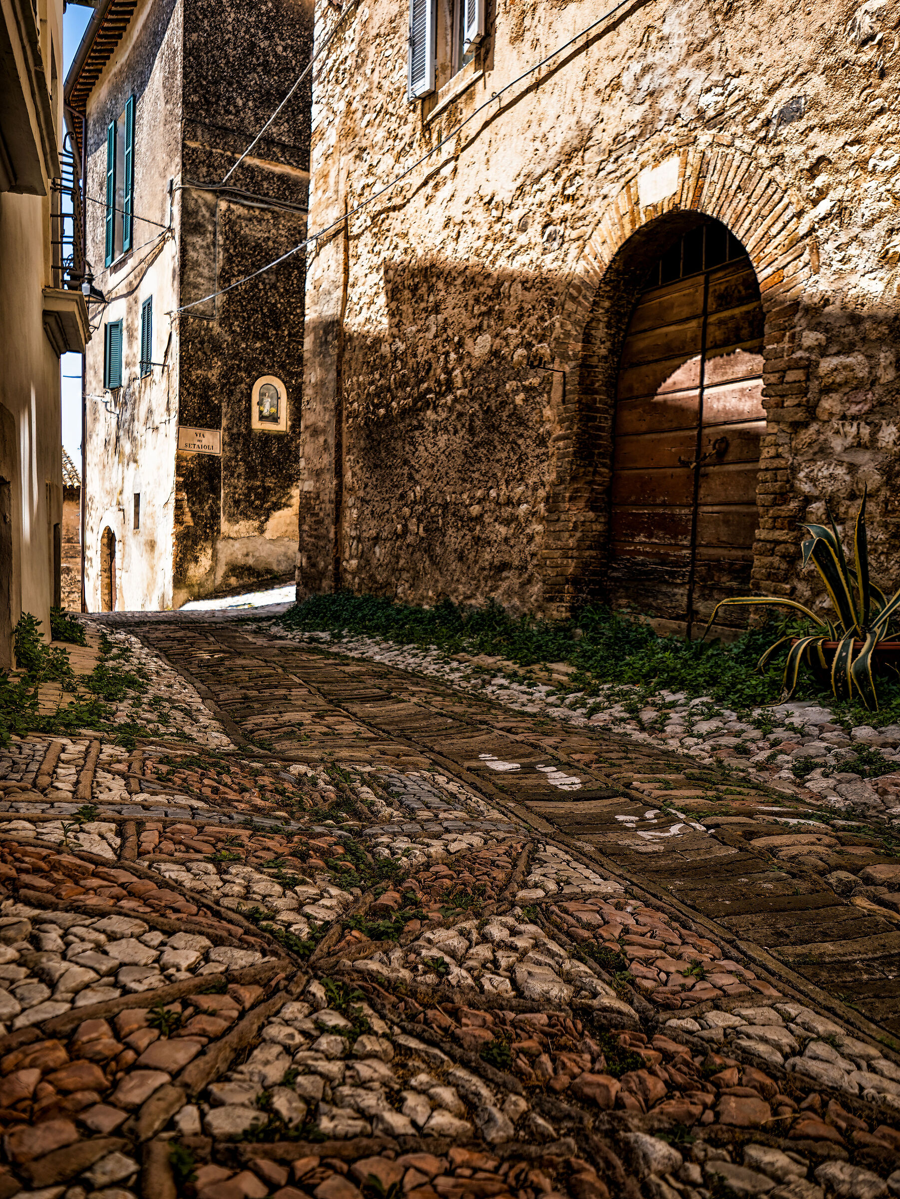 Glimpse of Trevi in Umbria