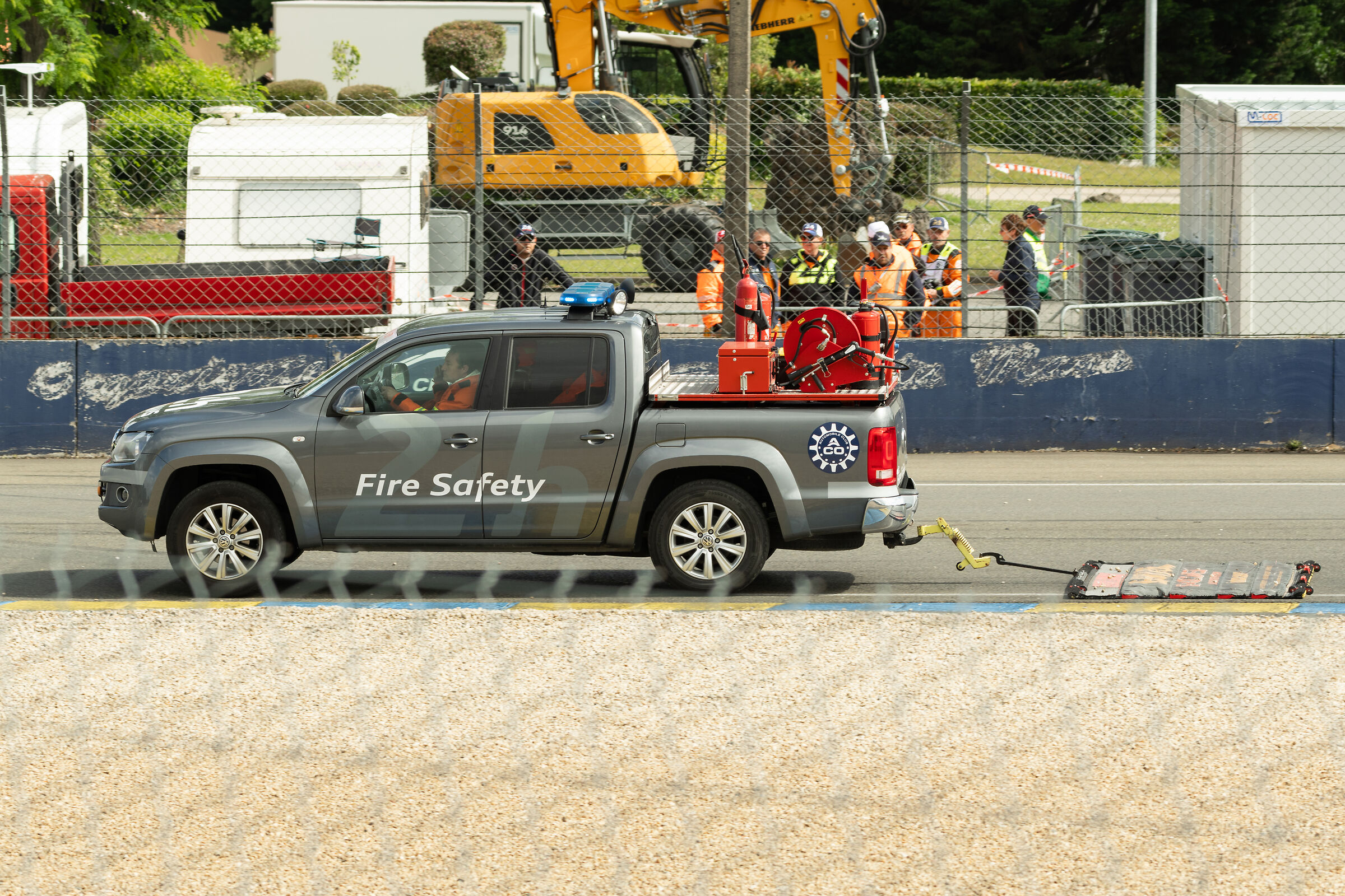 In the meantime, the track is being prepared...