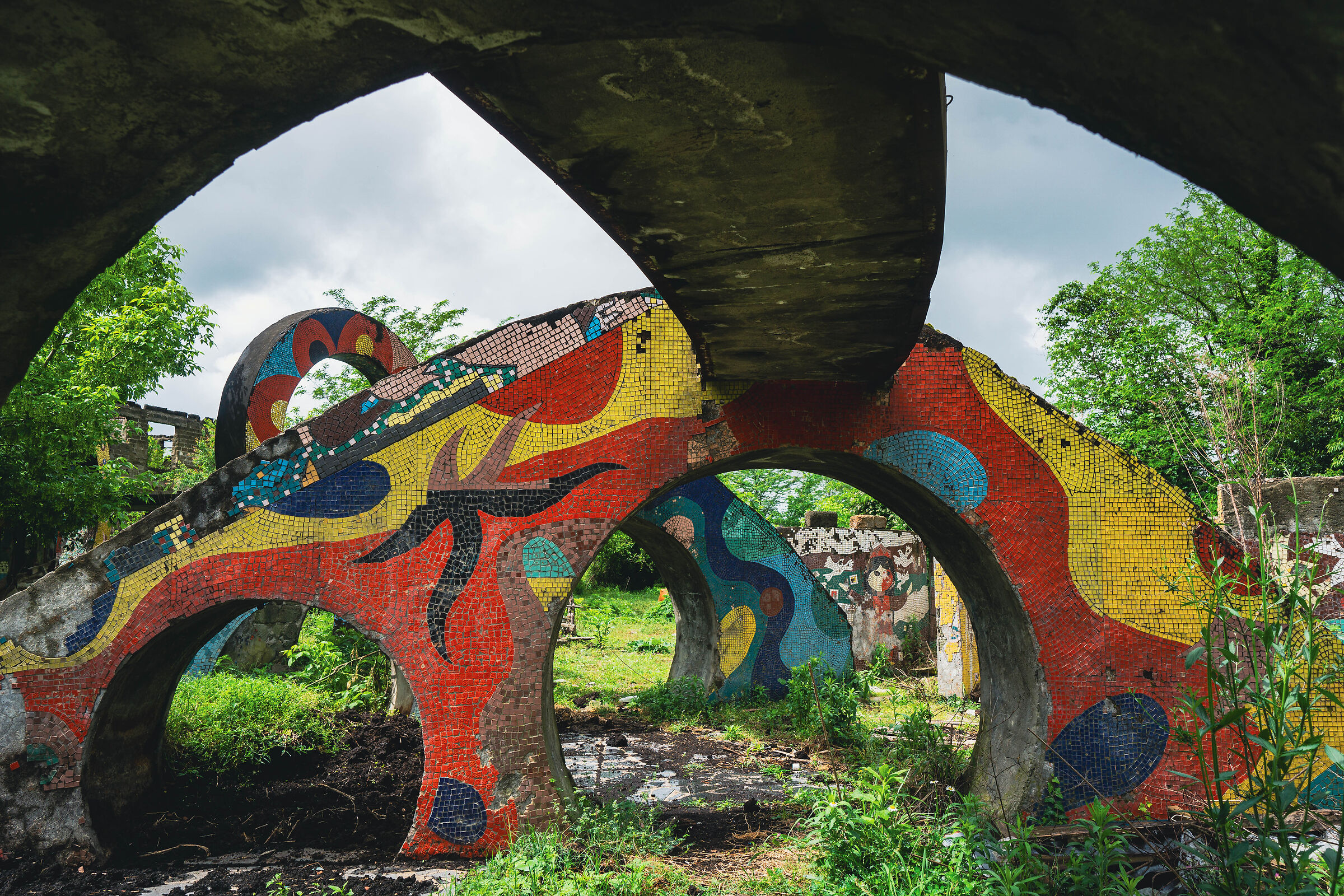 Tskaltubo - giostra abbandonata - Georgia