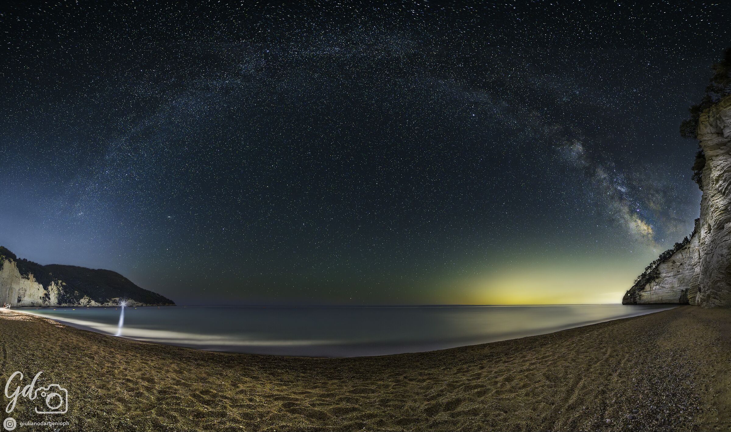 Baia di Vignanotica...come non l'avevo mai vista