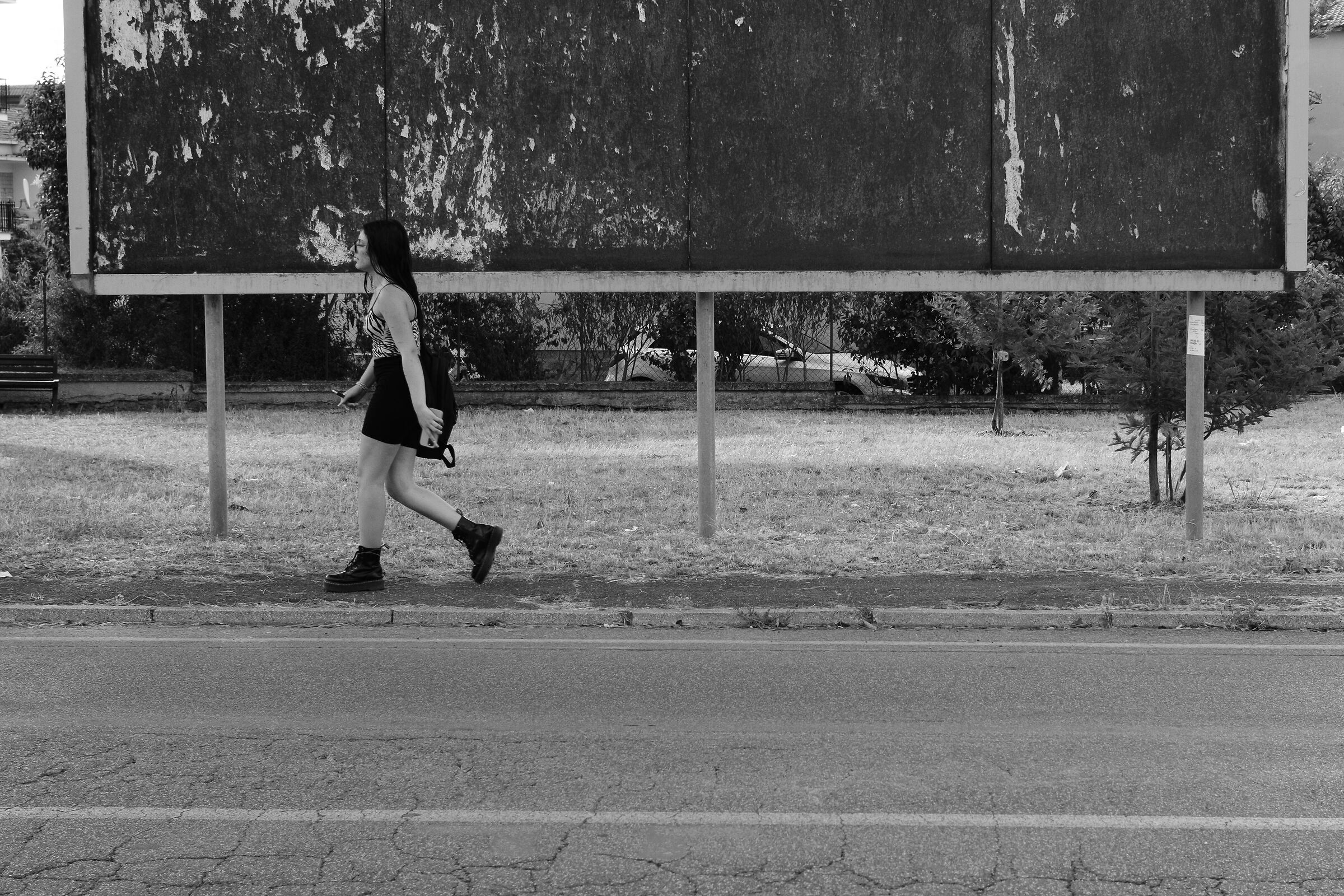 Snapshot images on the road