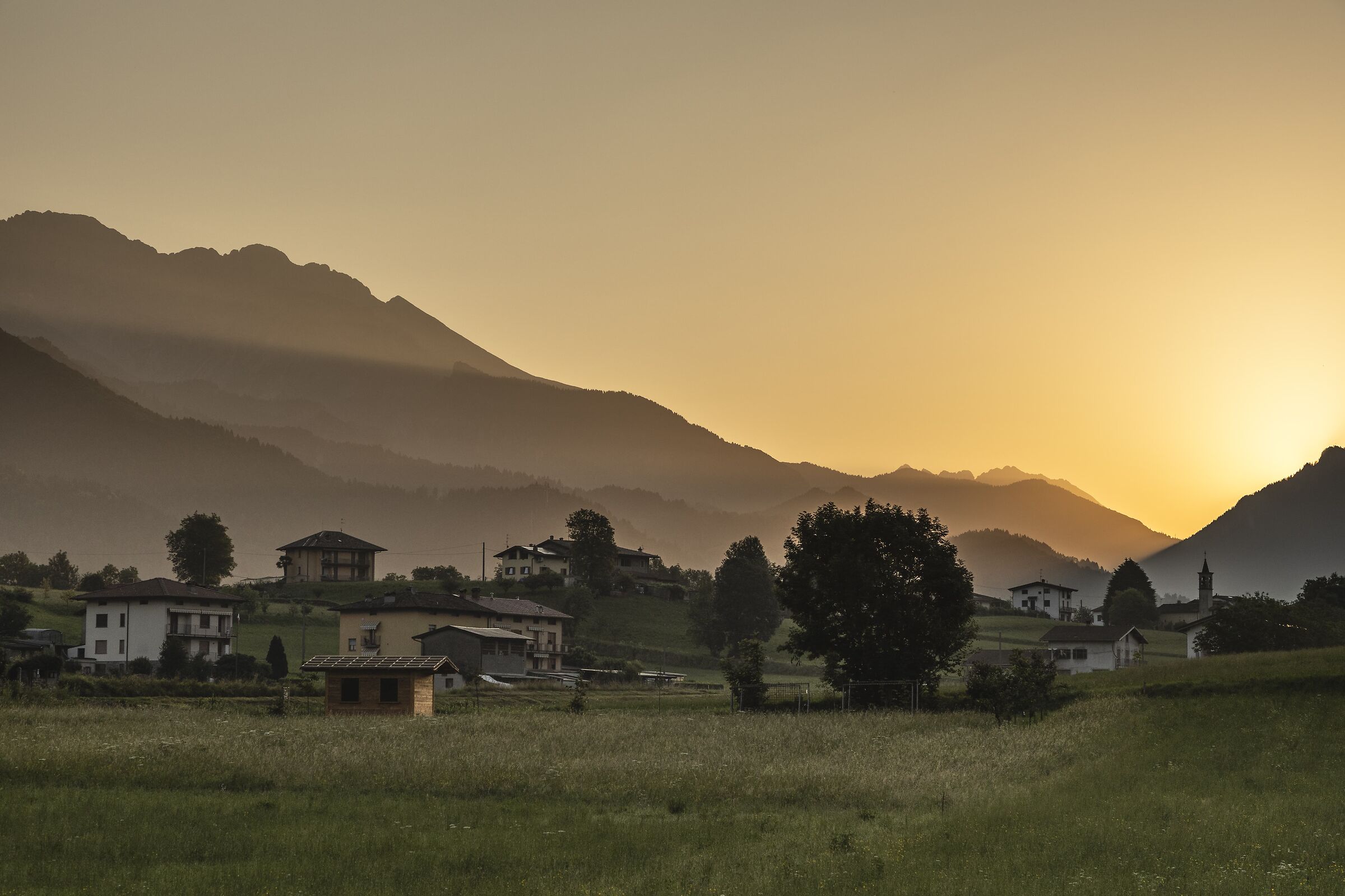 Alba sull'altopiano