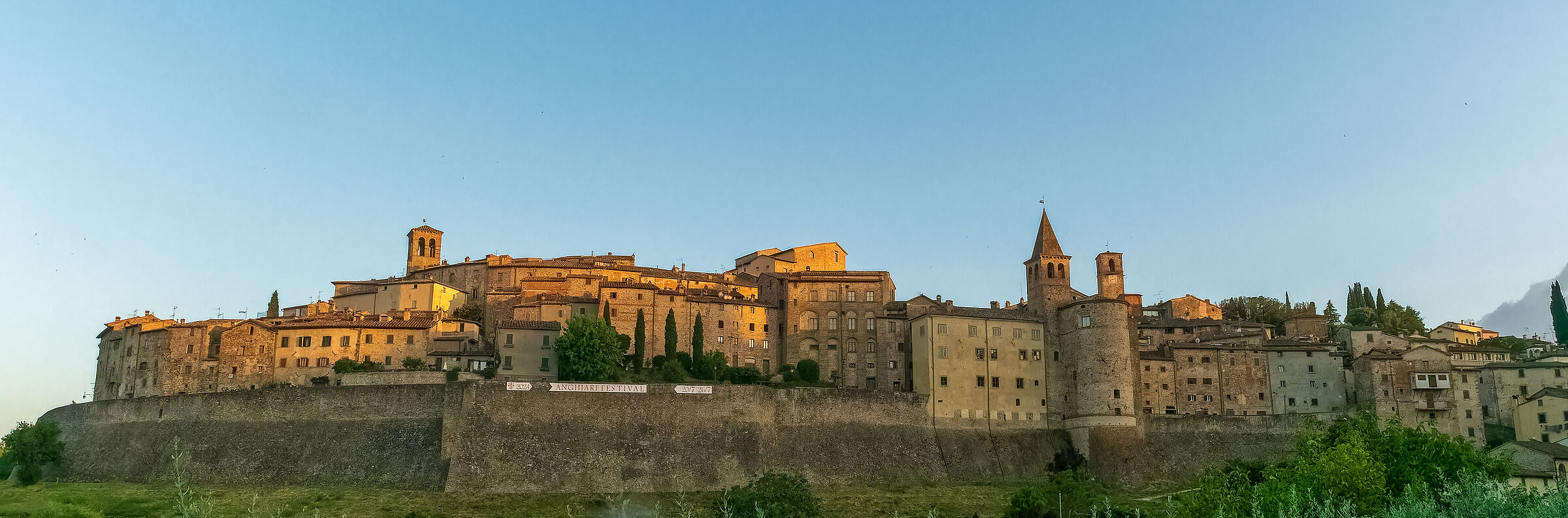 Anghiari prima del tramonto