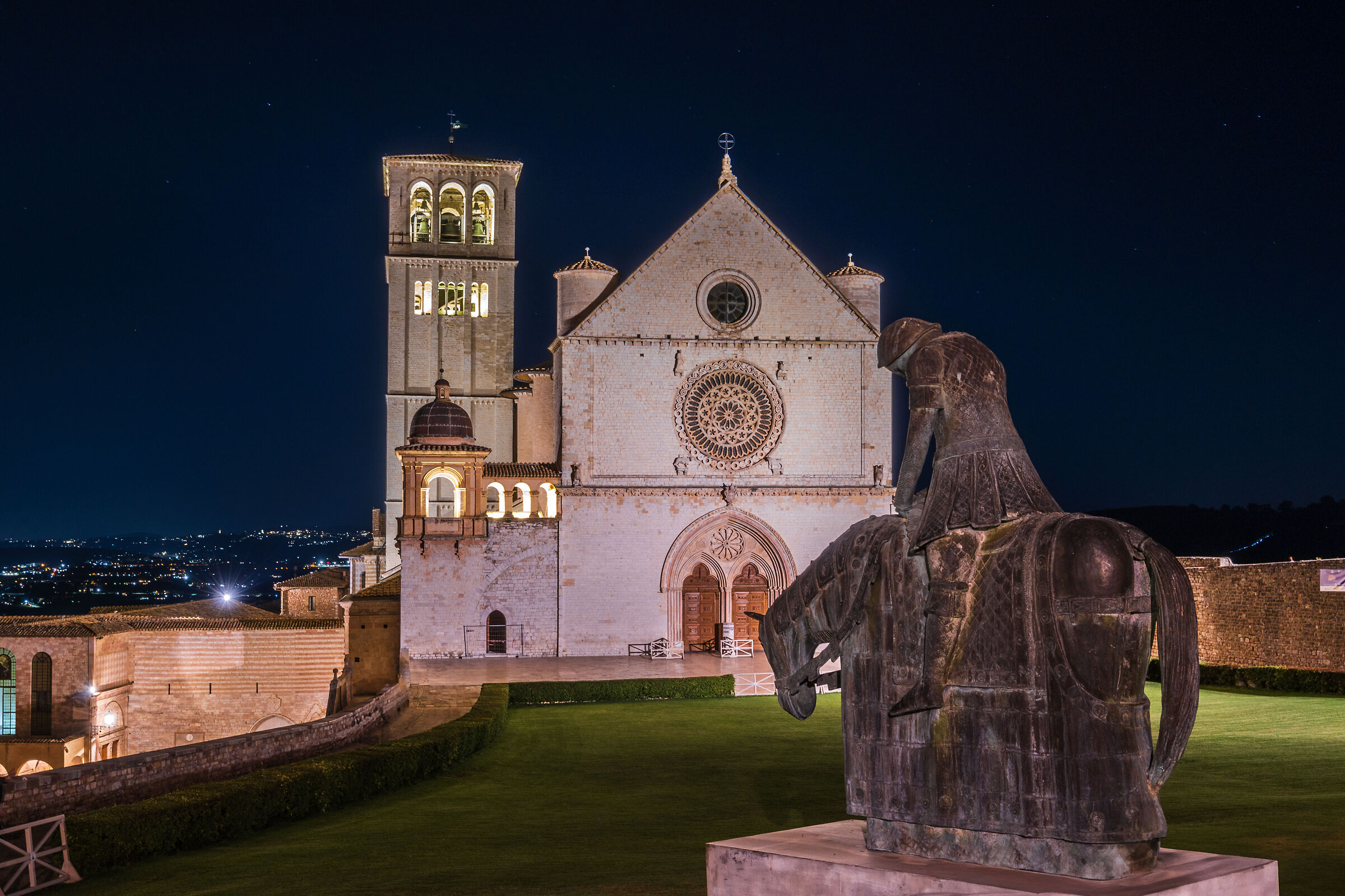 Esplanade of the Upper Basilica of Assisi
