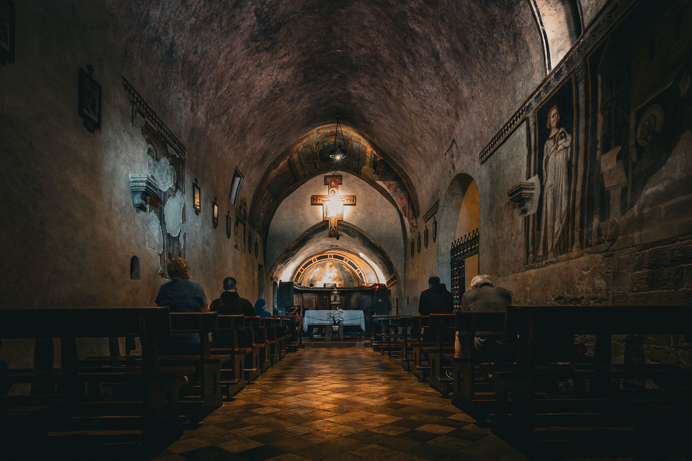 Interior of the Church of San Damiano