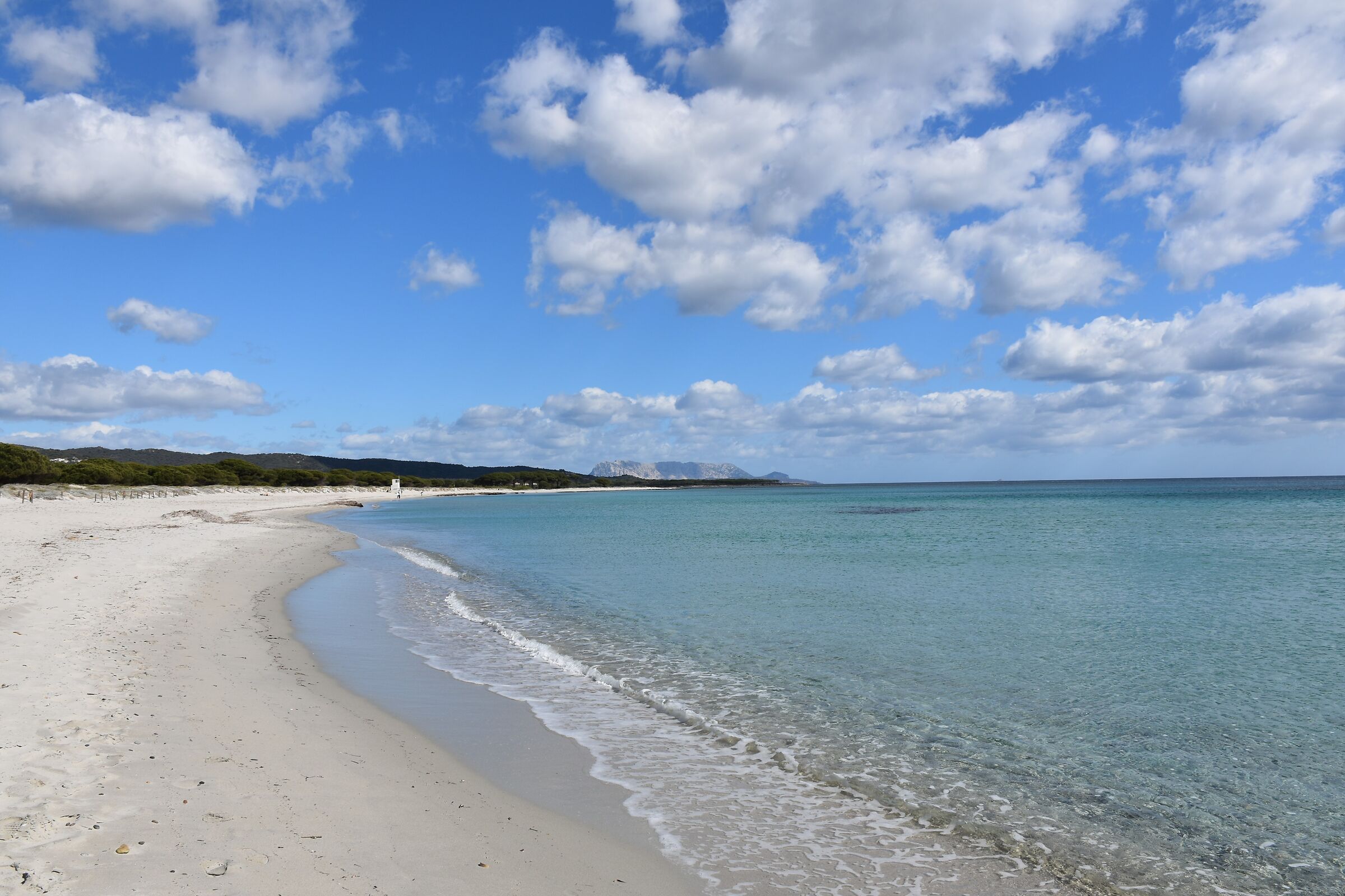Bay of Budoni... Island of Tavolara in the background