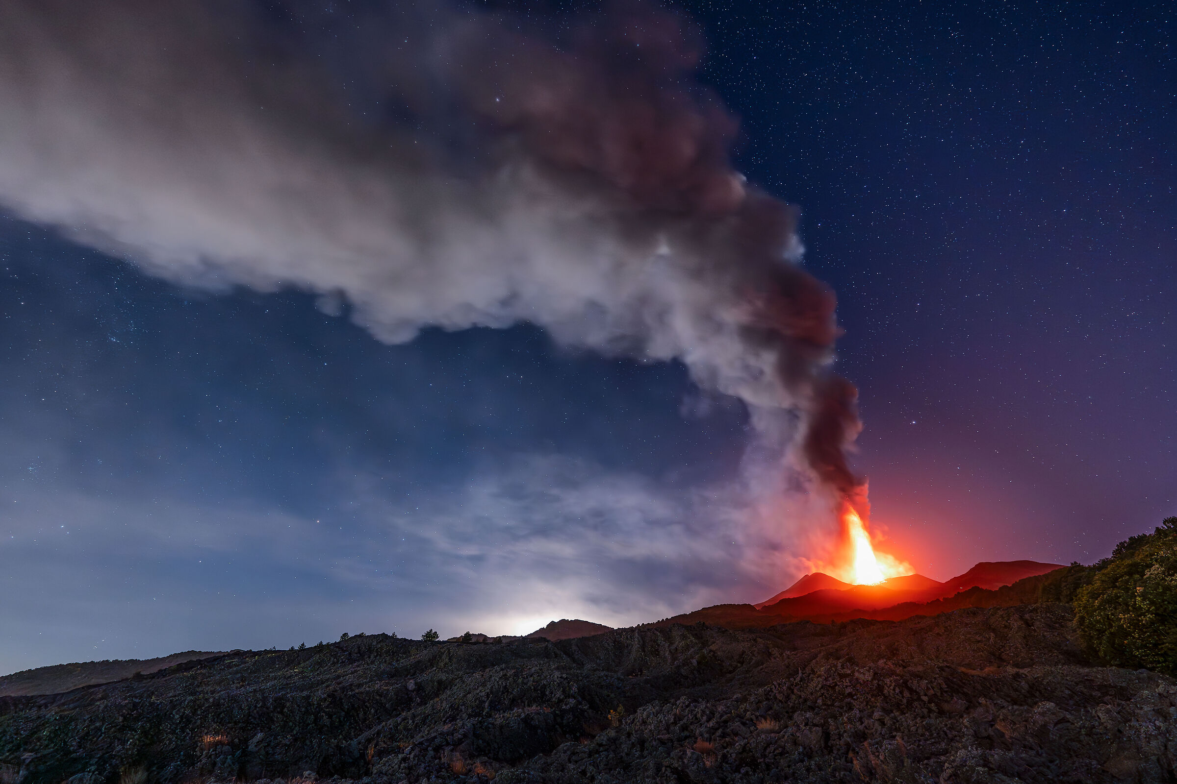 Etna eruption