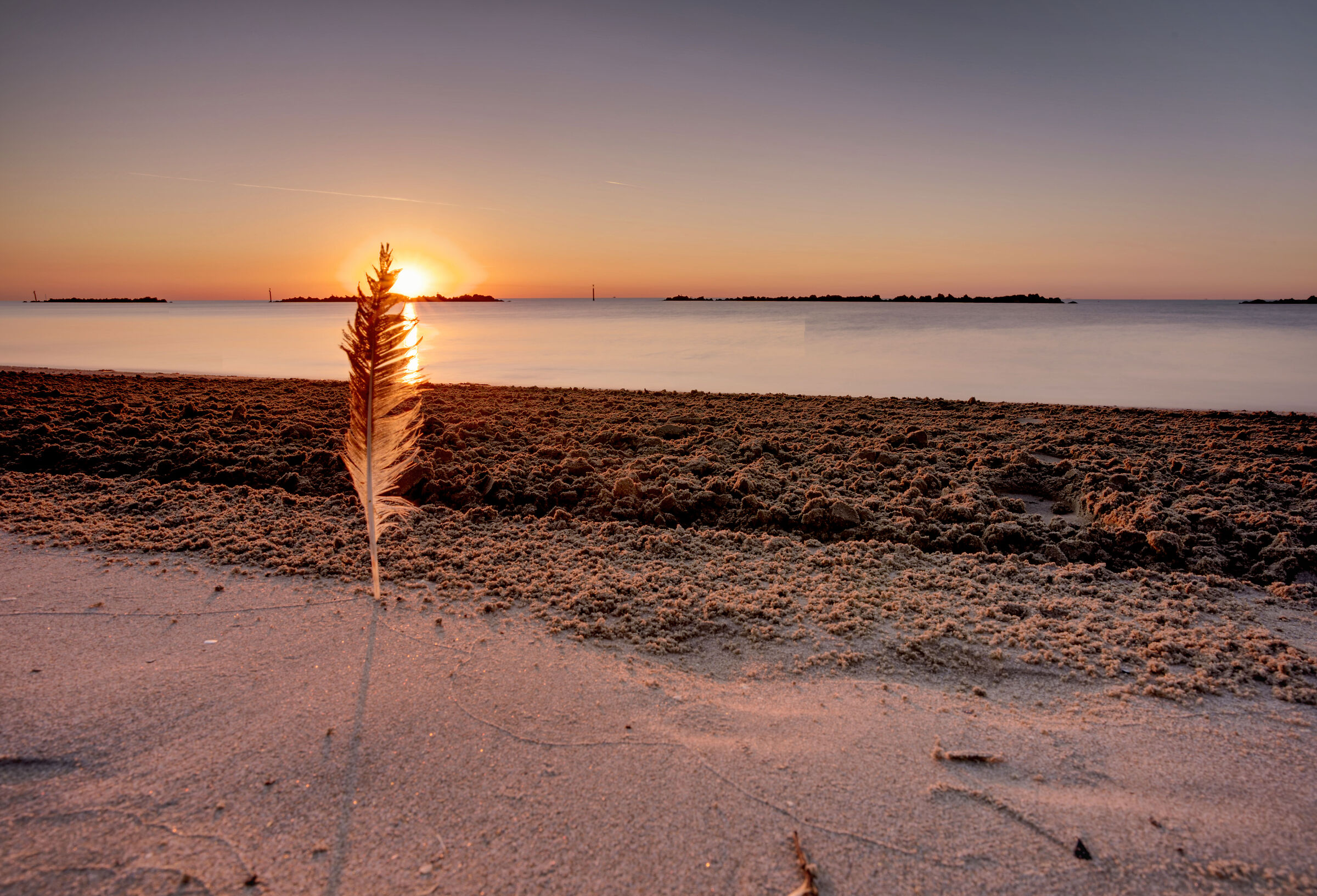 Sunrise at the sea