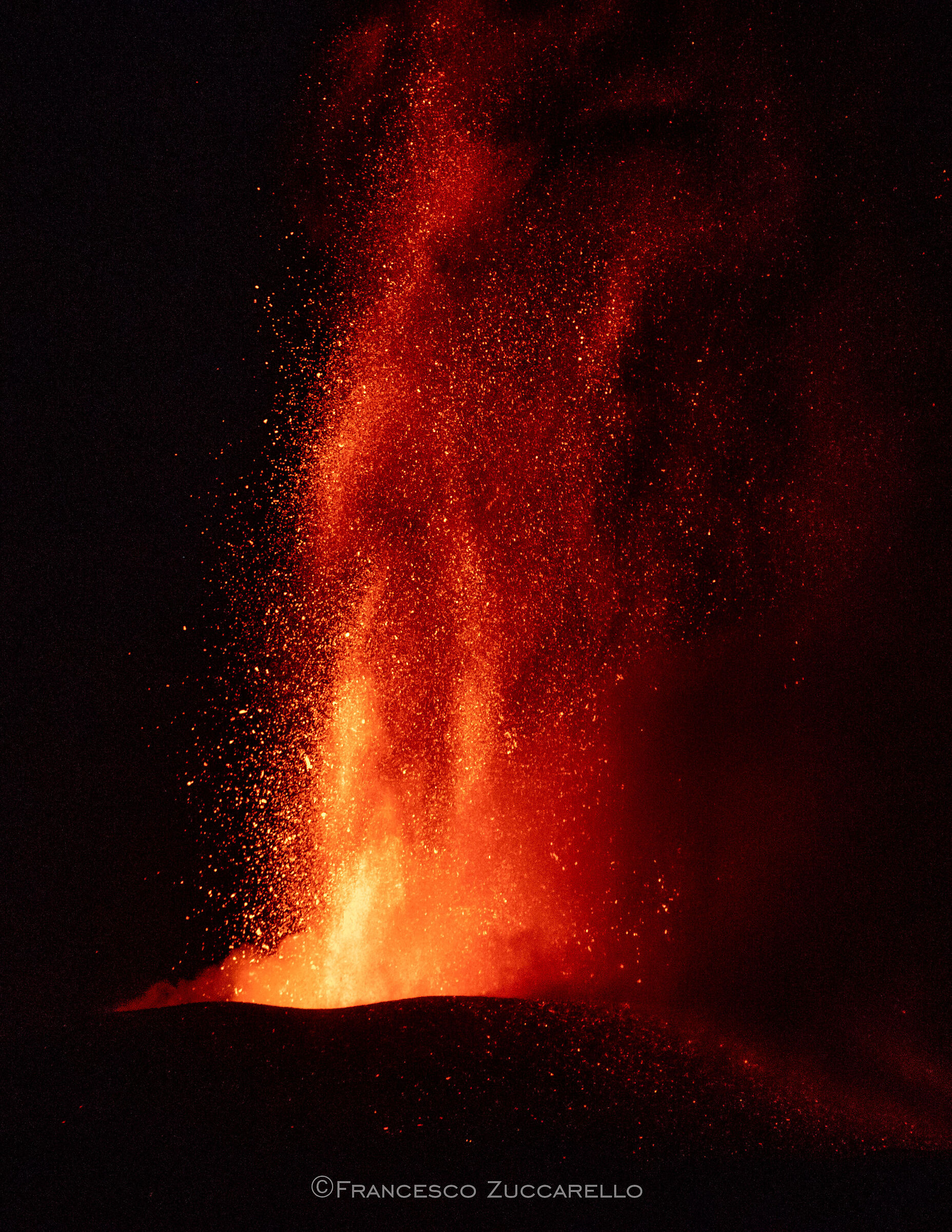 4th of July lava fountain at the central crater of E