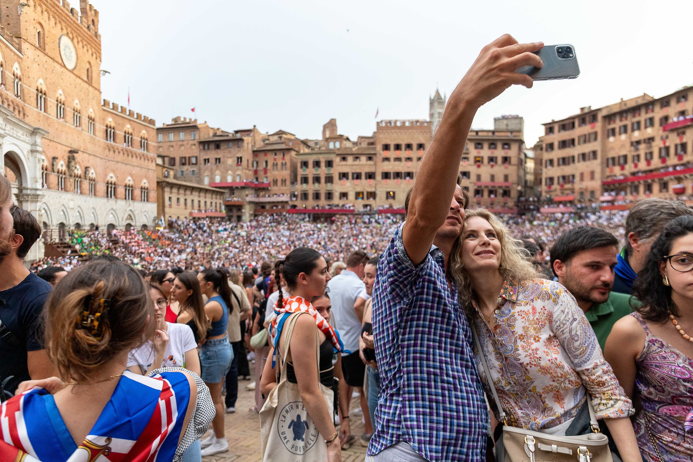 Siena - Palio trials 01/07/24 - the crowd