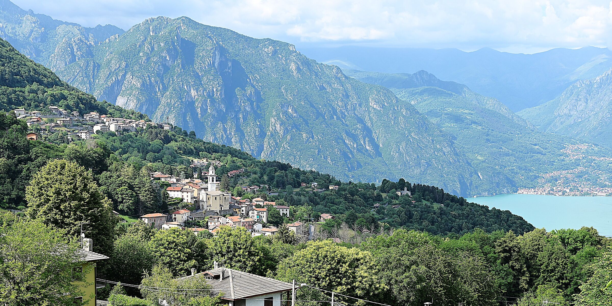 Ramponio - Verna and Lake Lugano.