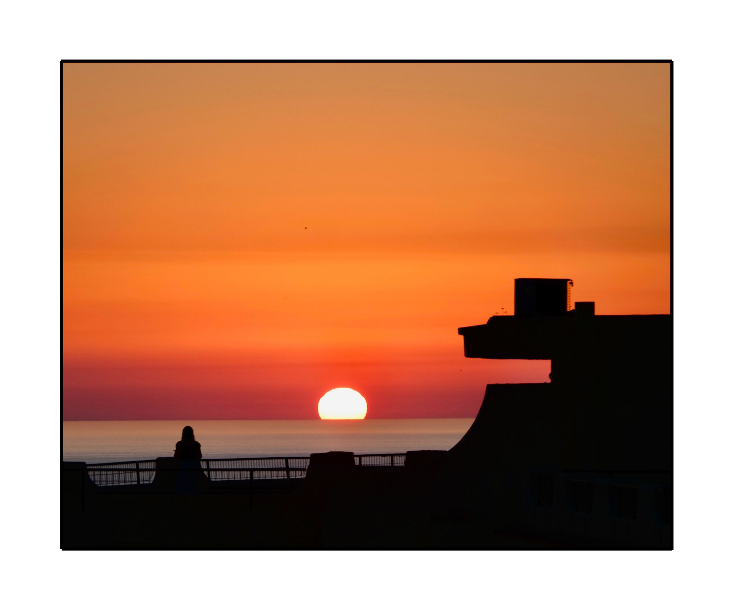 Watching sunset