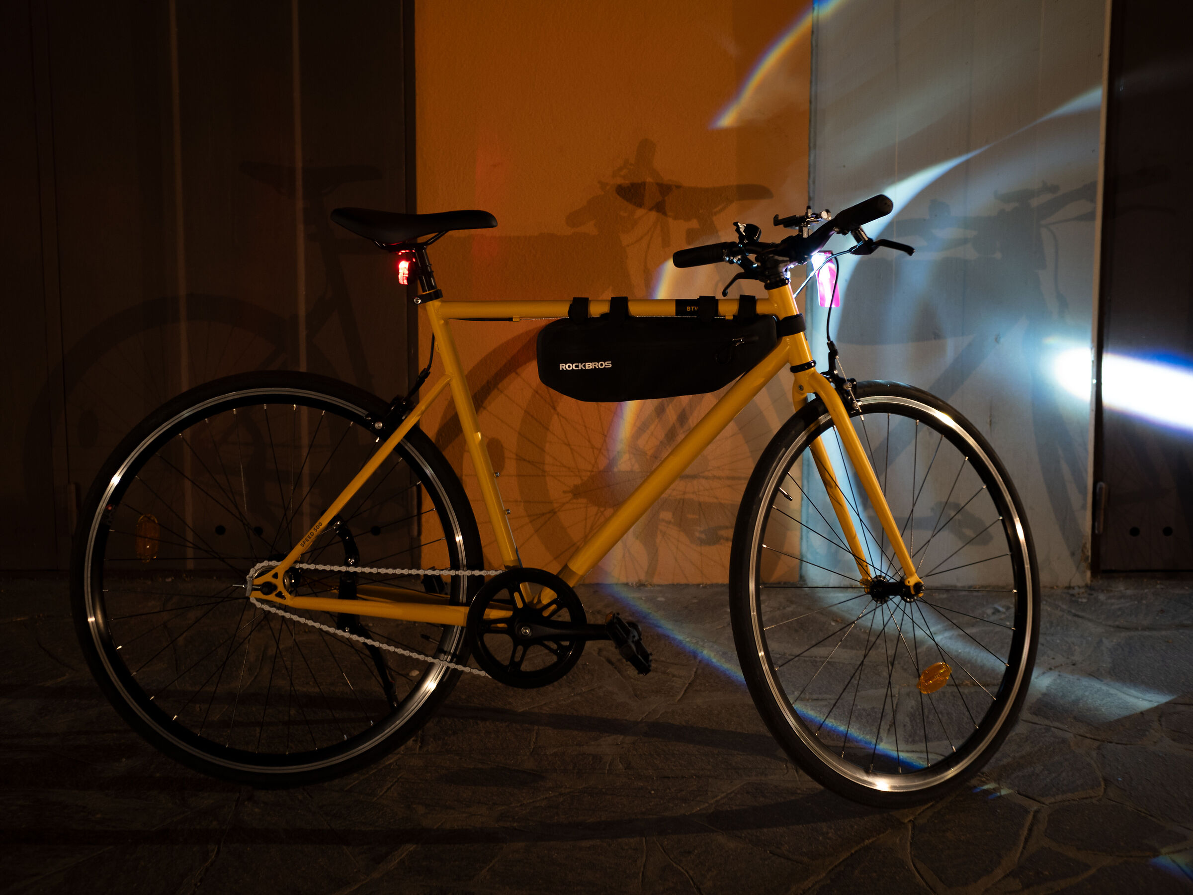 The yellow bicycle