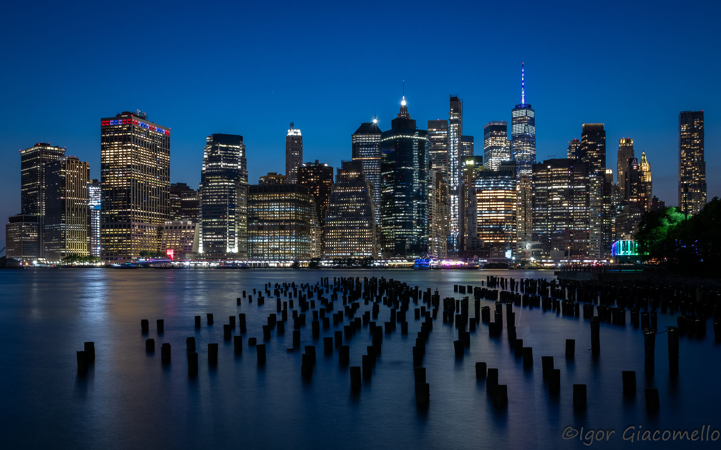 Manhattan by night