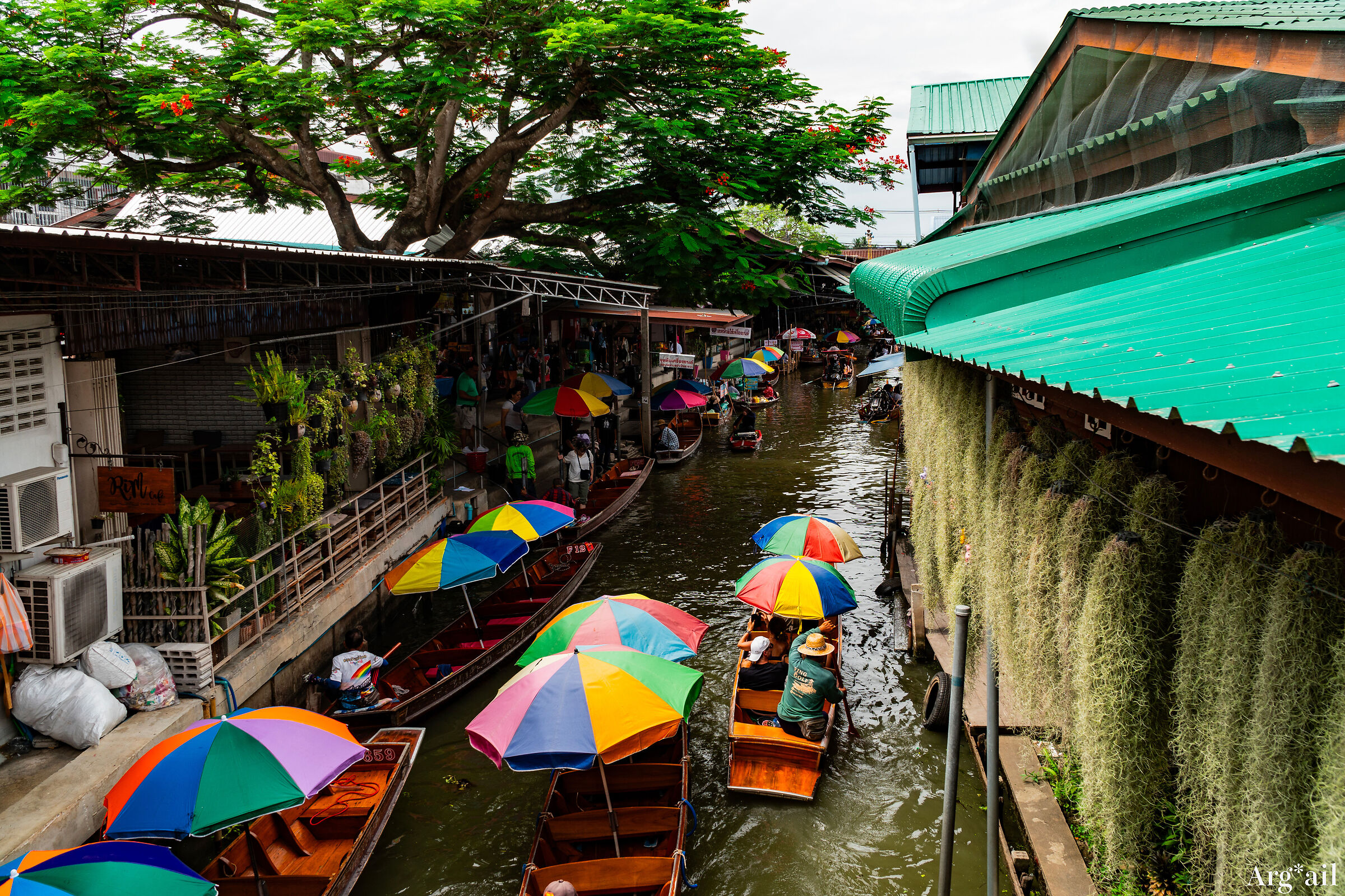 The floating market