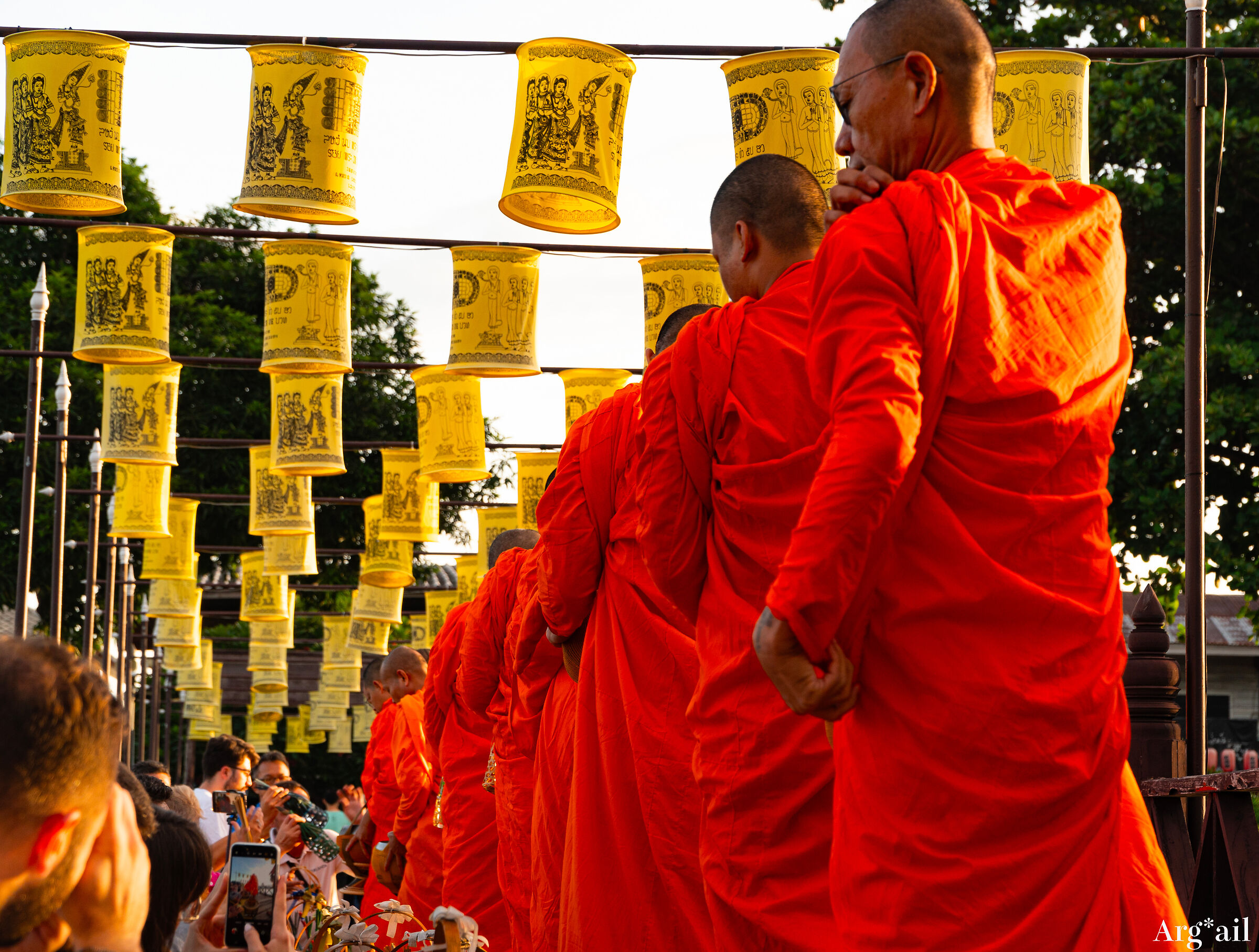 Offering to the monks