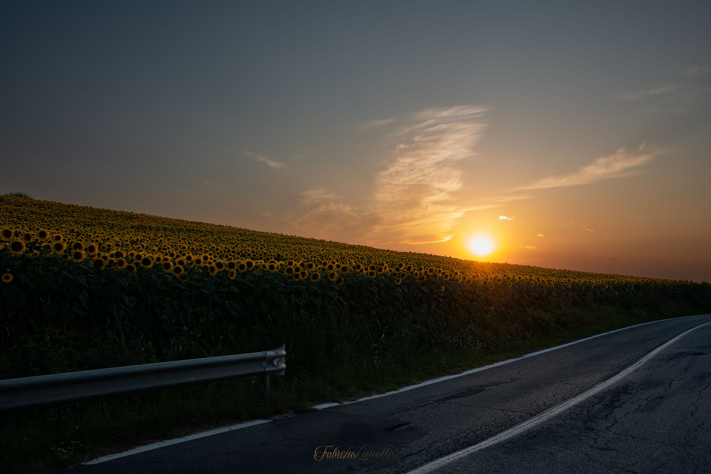 On the way to sunset..