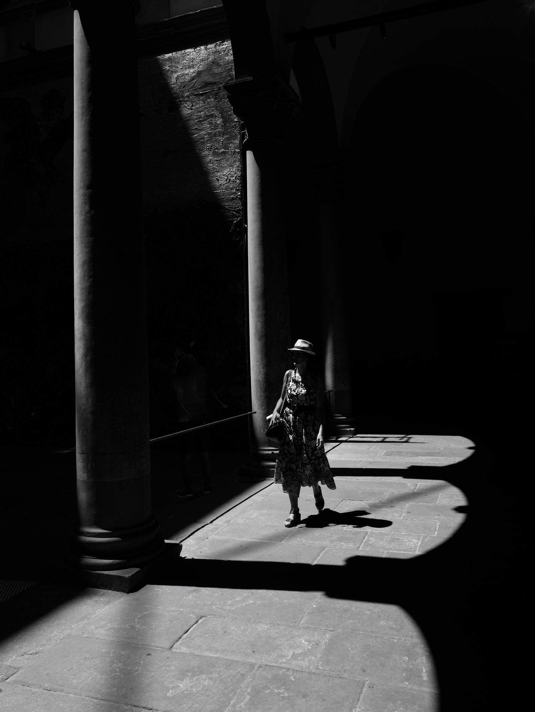 Woman in chiaroscuro