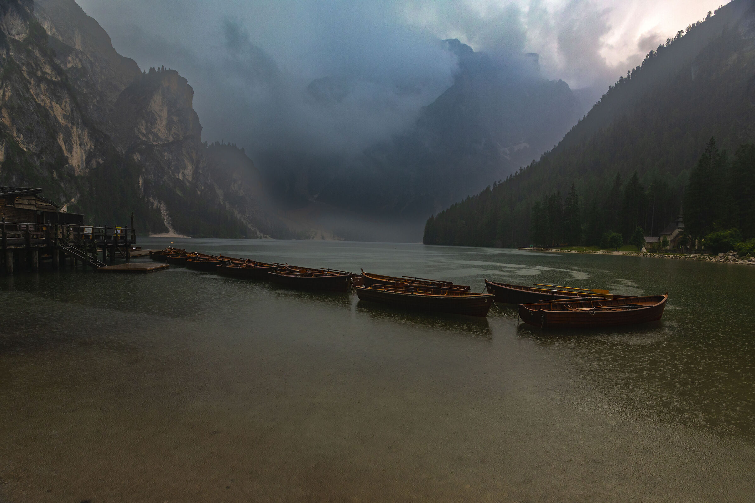 Braies piovoso