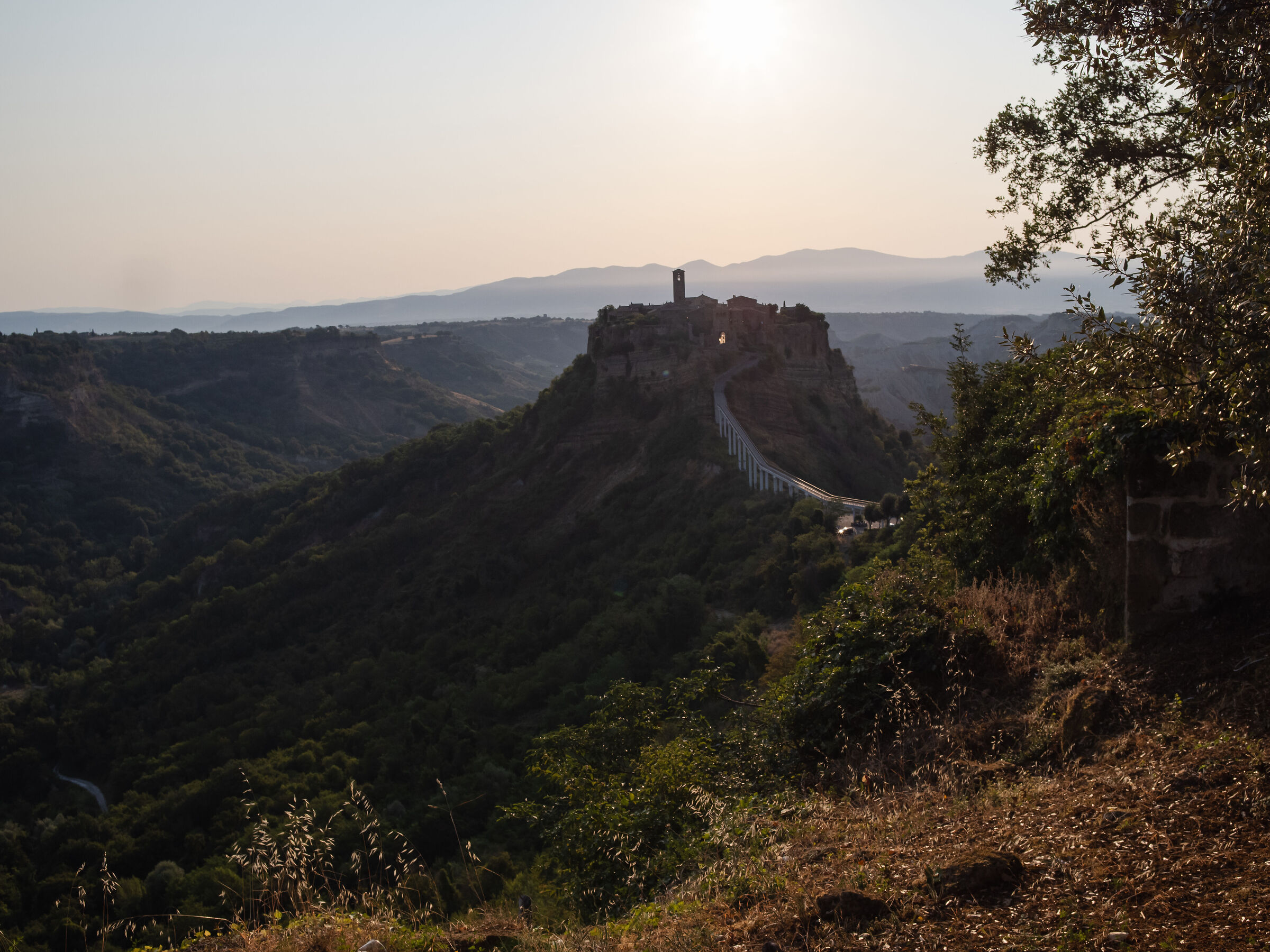 Civita at dawn