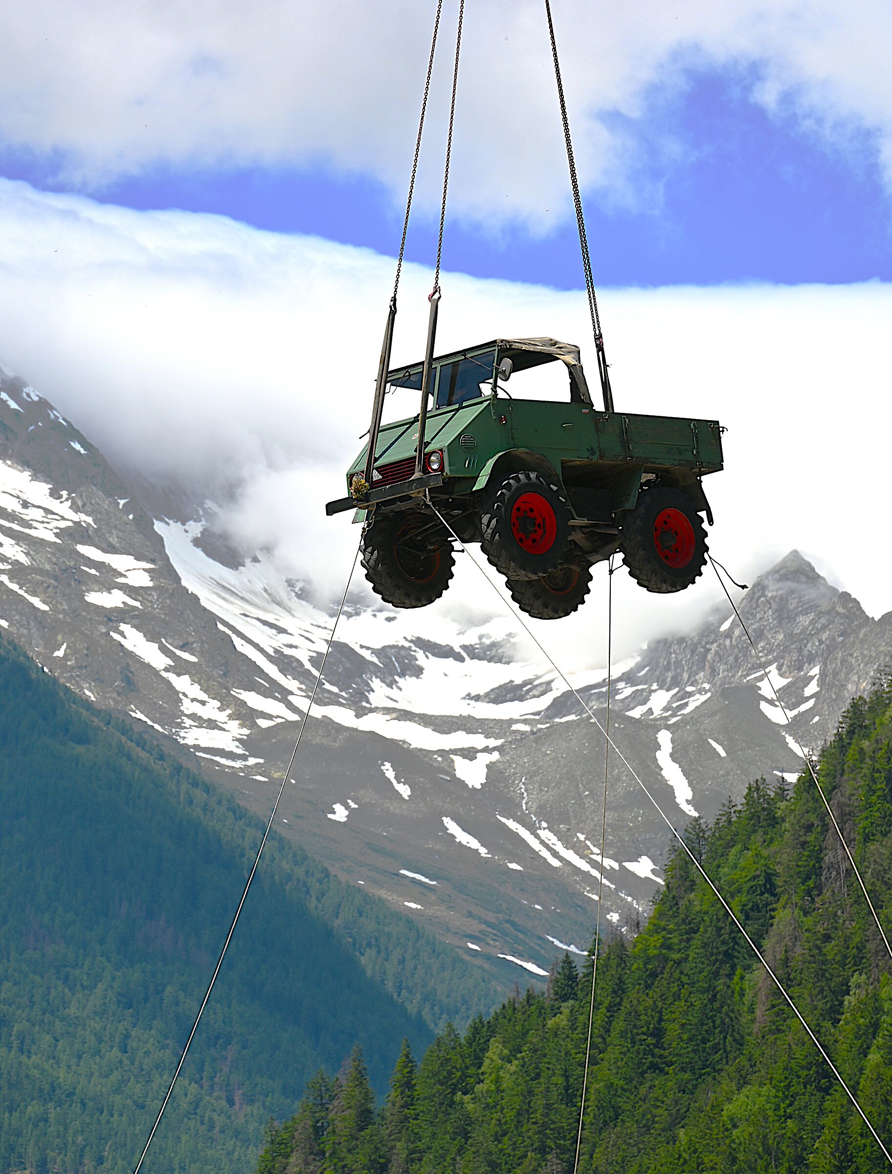 When the parking lot is full.... hii.... hii.....