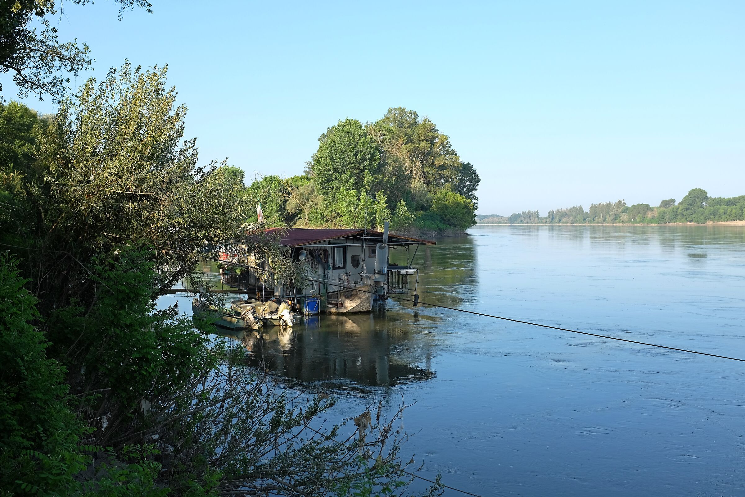 Una mattina di Luglio sul Po