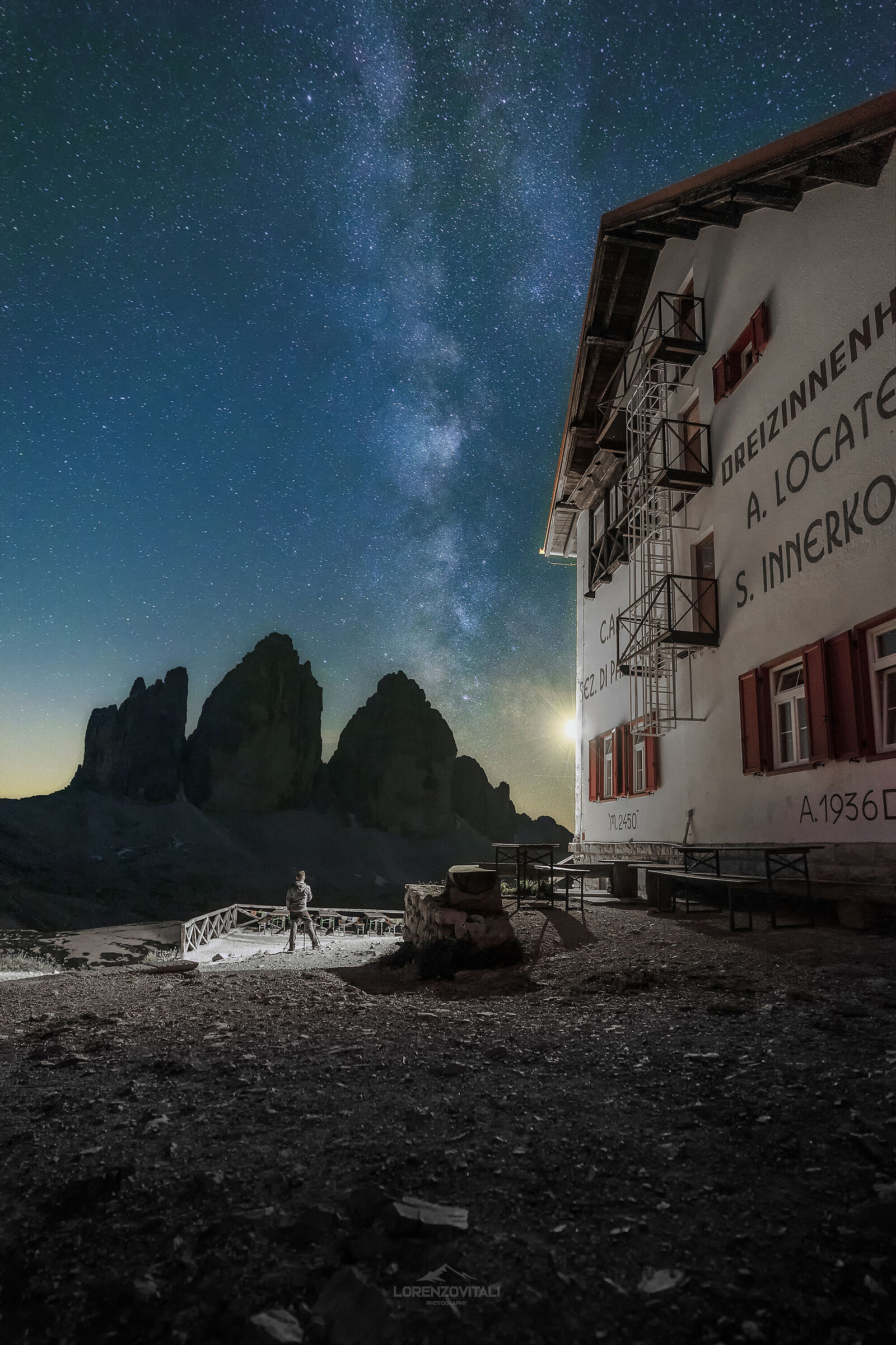 Notte al Rifugio Locatelli