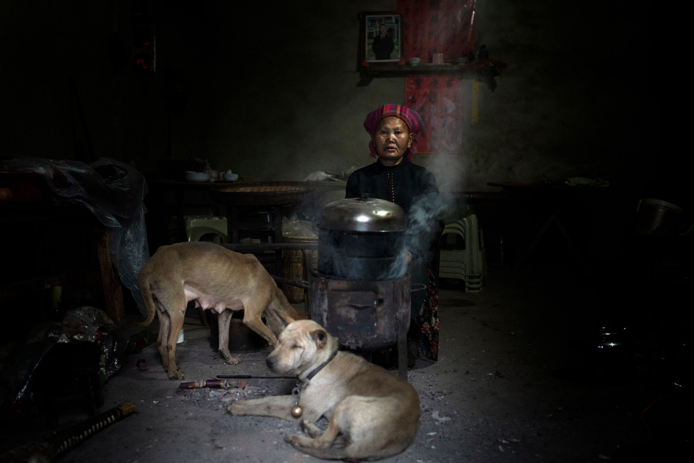 Inside a Miao House