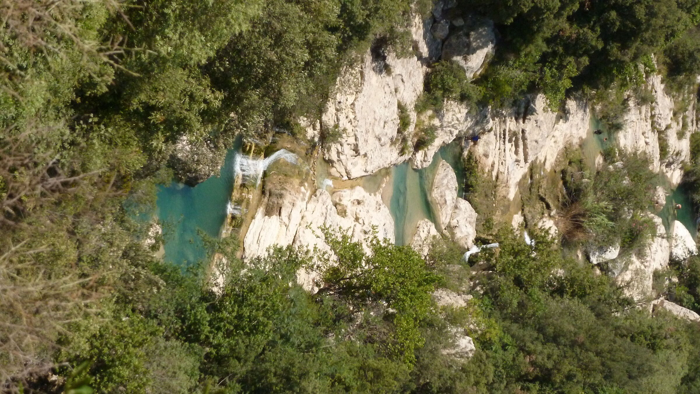 From above