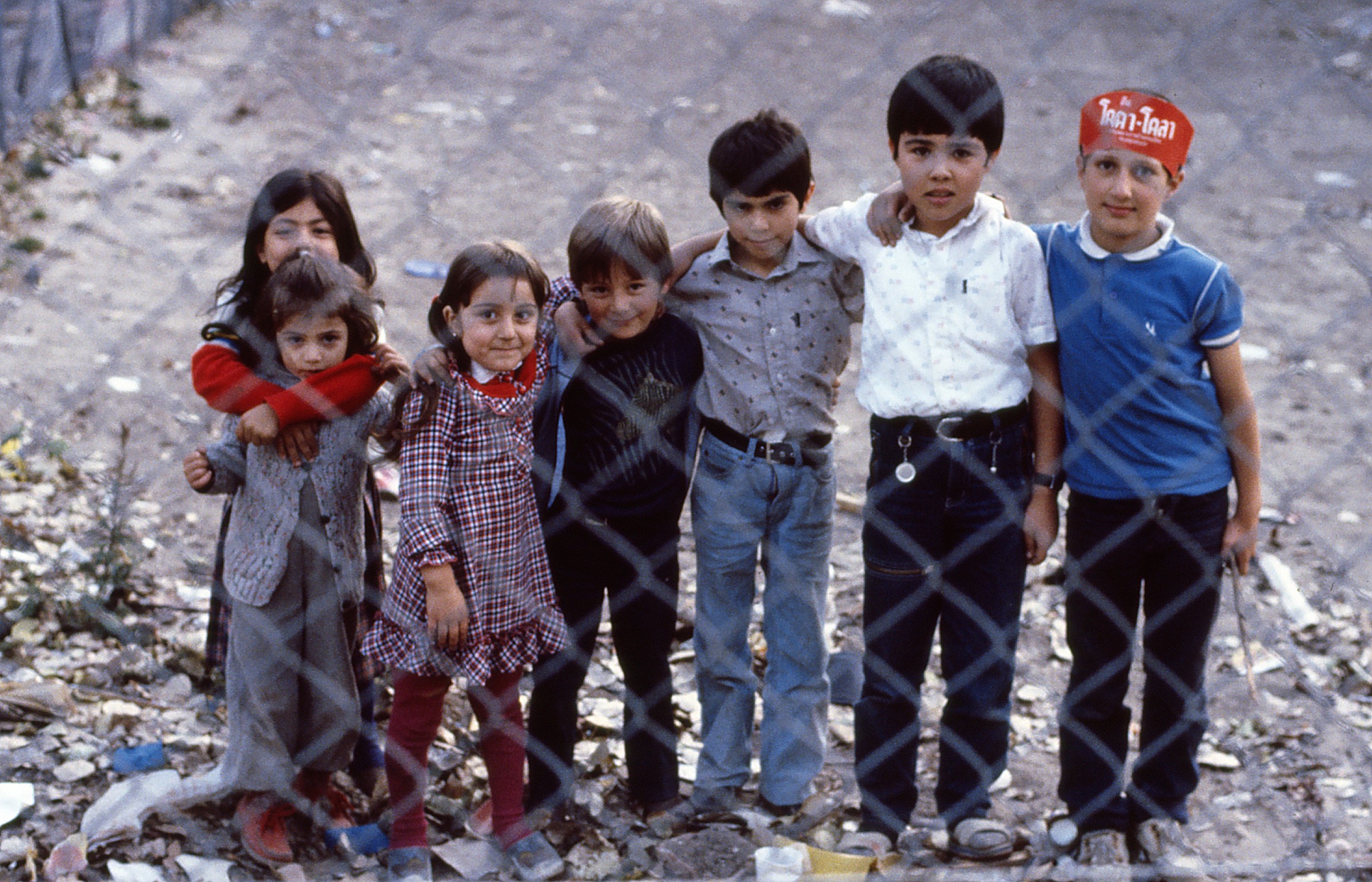 at the Berlin Wall in 1983