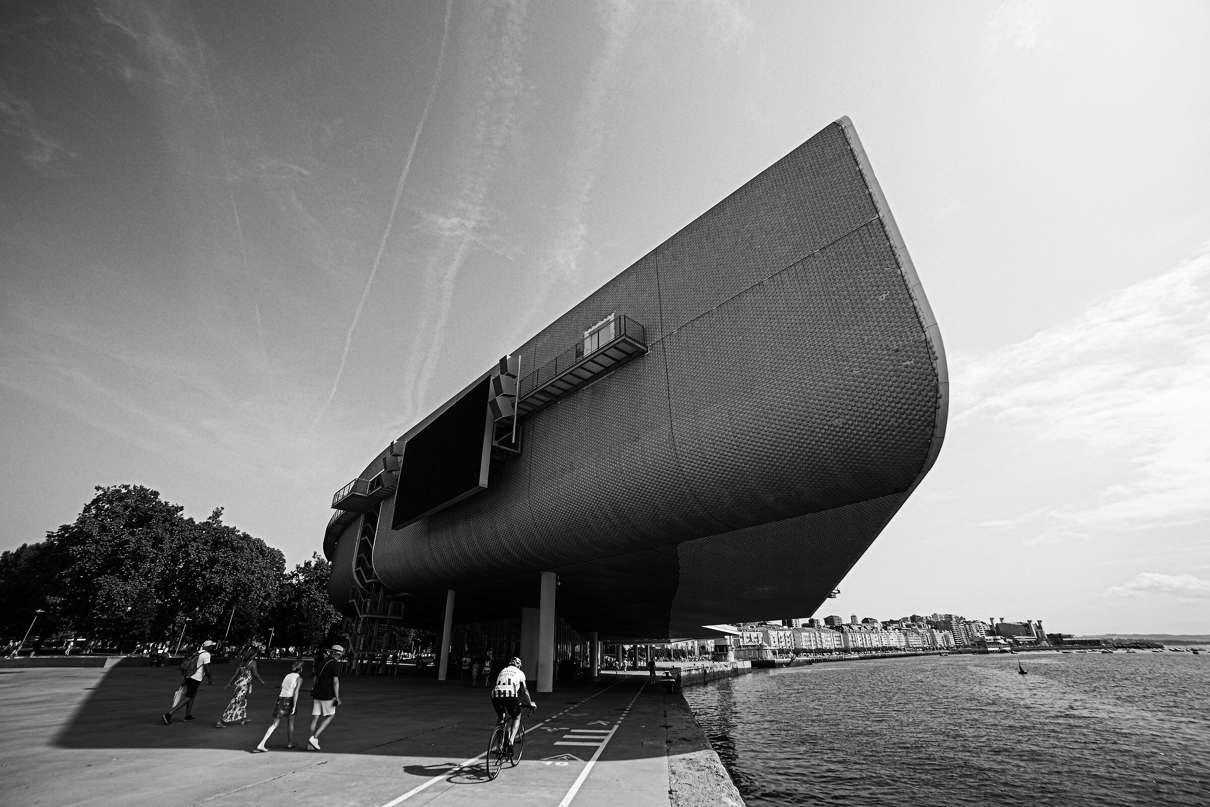 Under the Botín center