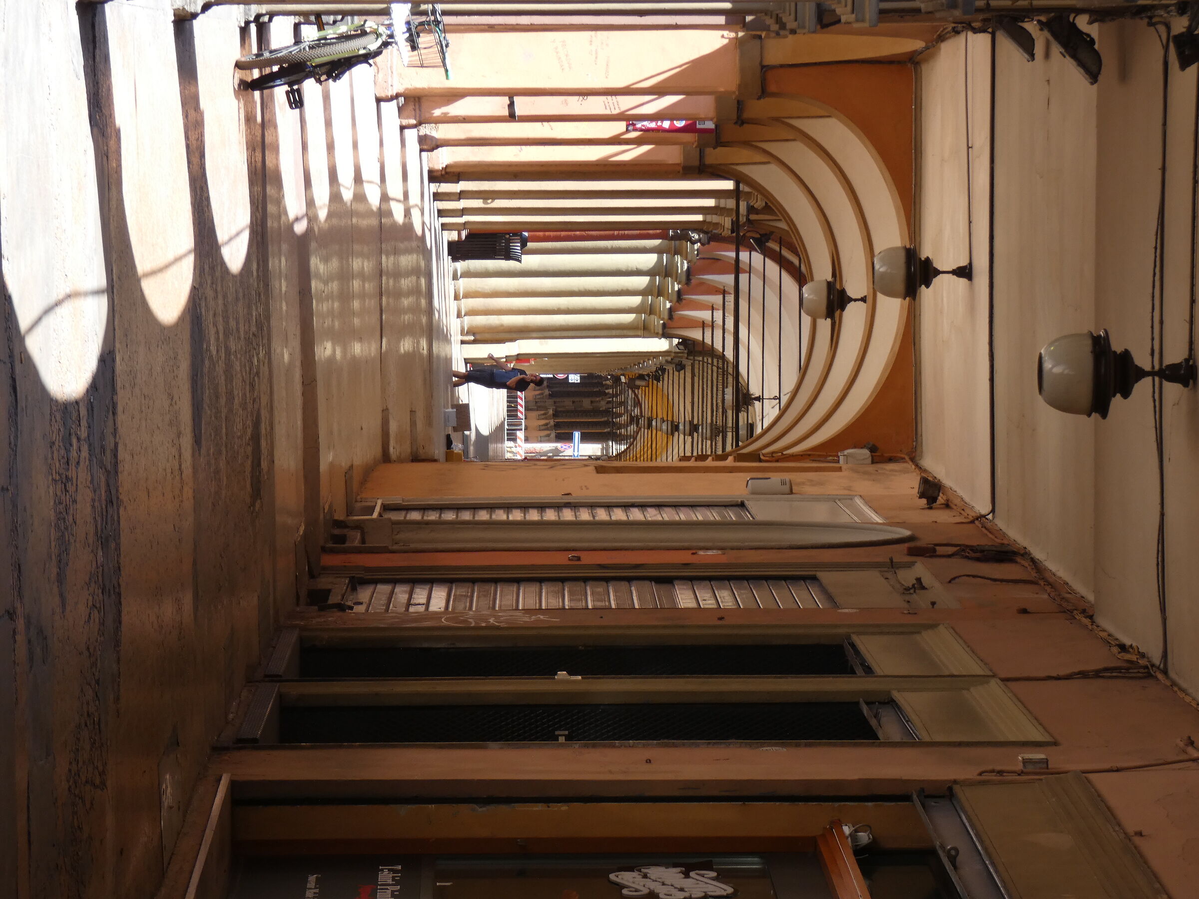 The famous Bolognese Porticoes in Via San Vitale