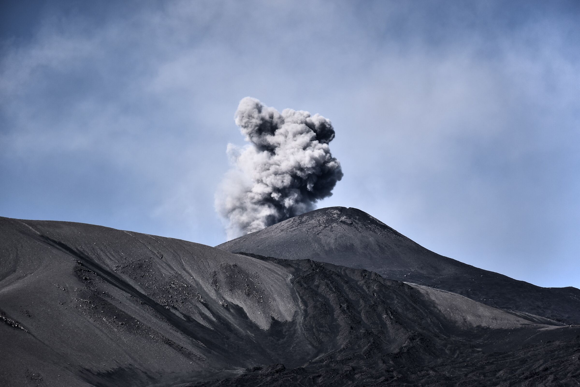 il saluto dell'Etna