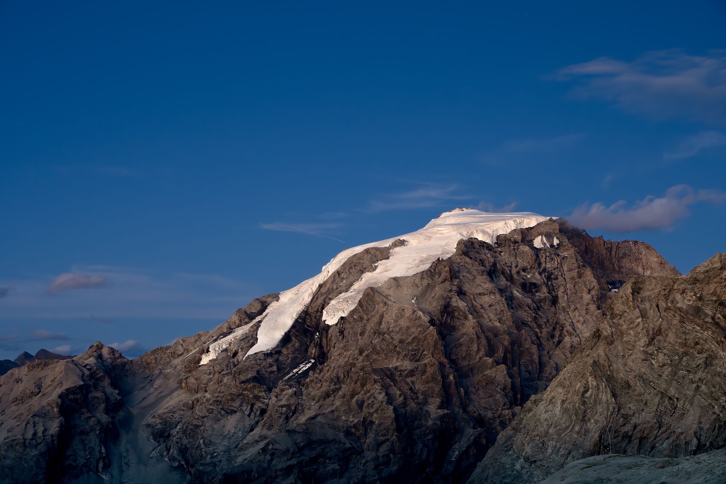 Ghiacciaio al tramonto…, in tutti i sensi!