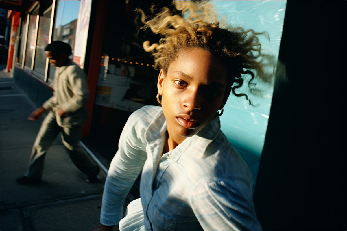 Street photography in the manner of Alex Webb