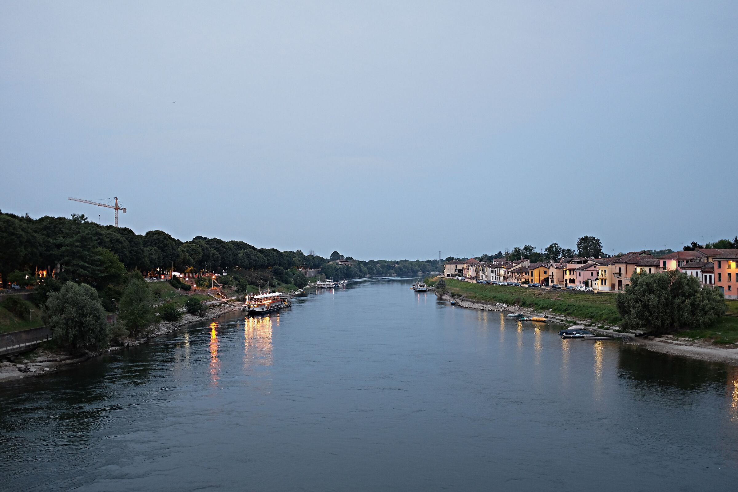 Scorcio del Ticino a Pavia