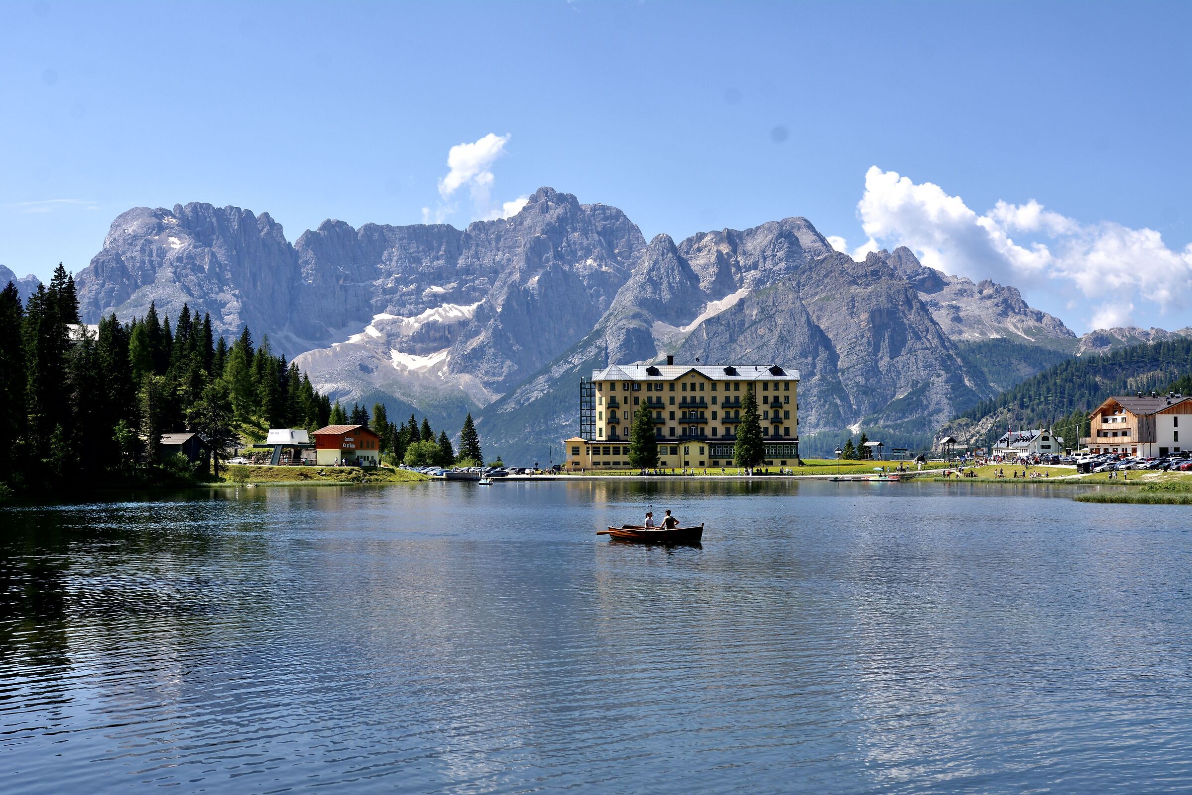 The inflated structure of Misurina.