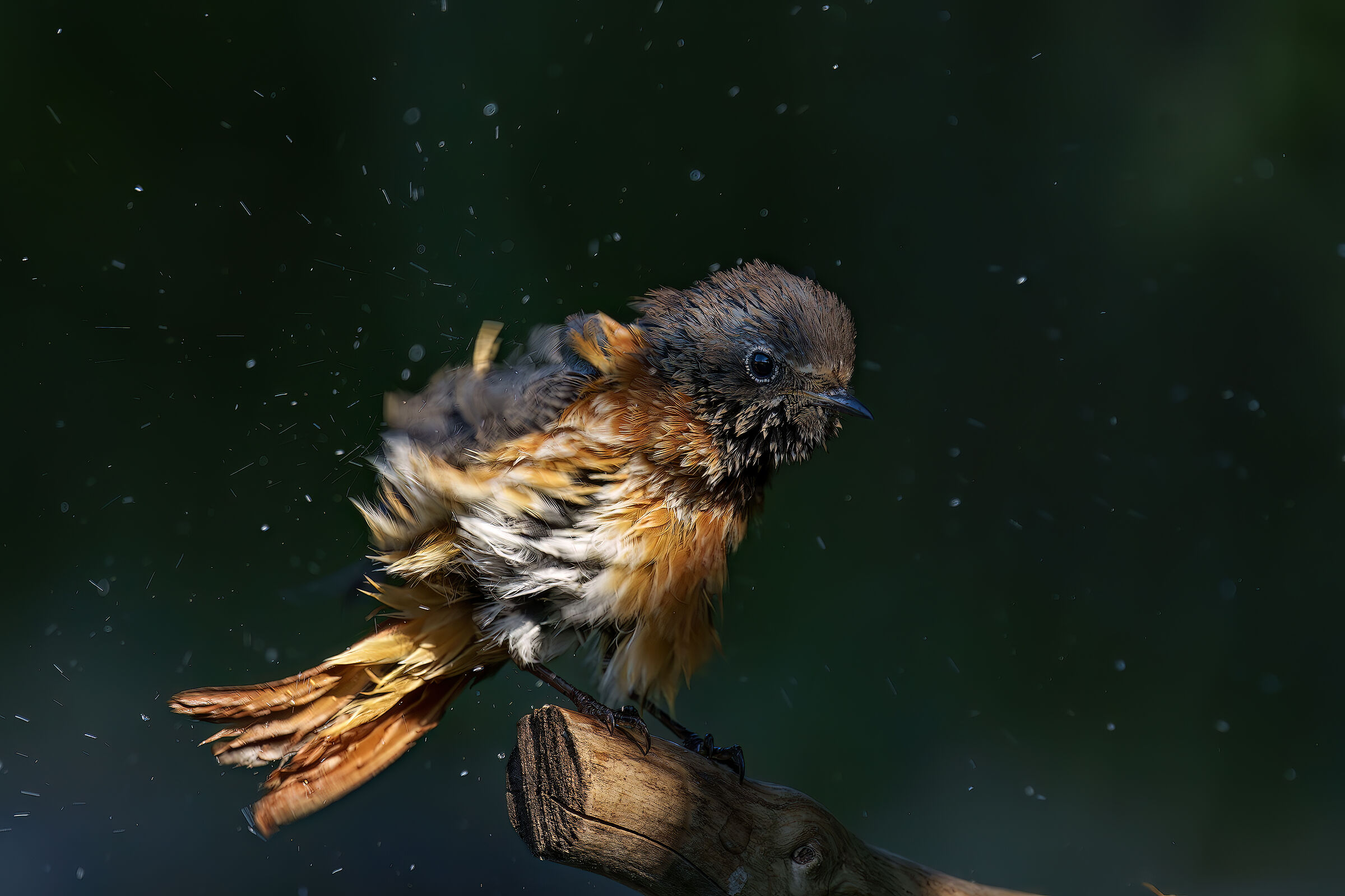 Young Redstart