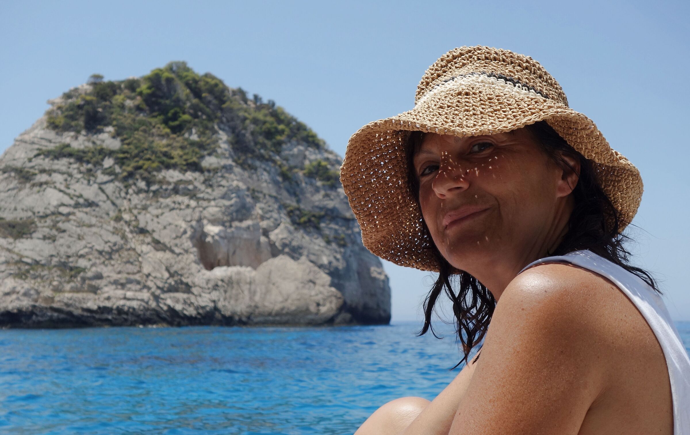 Zante. By boat