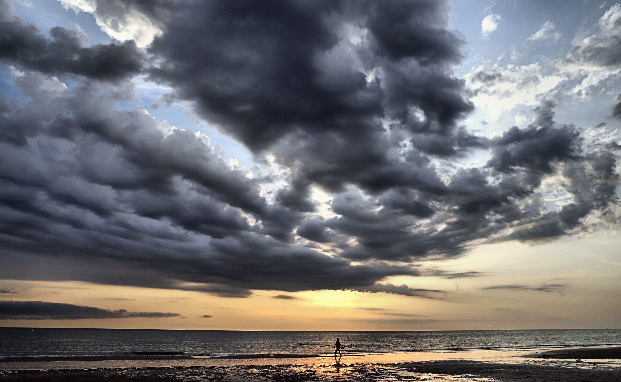 how beautiful the sea is....