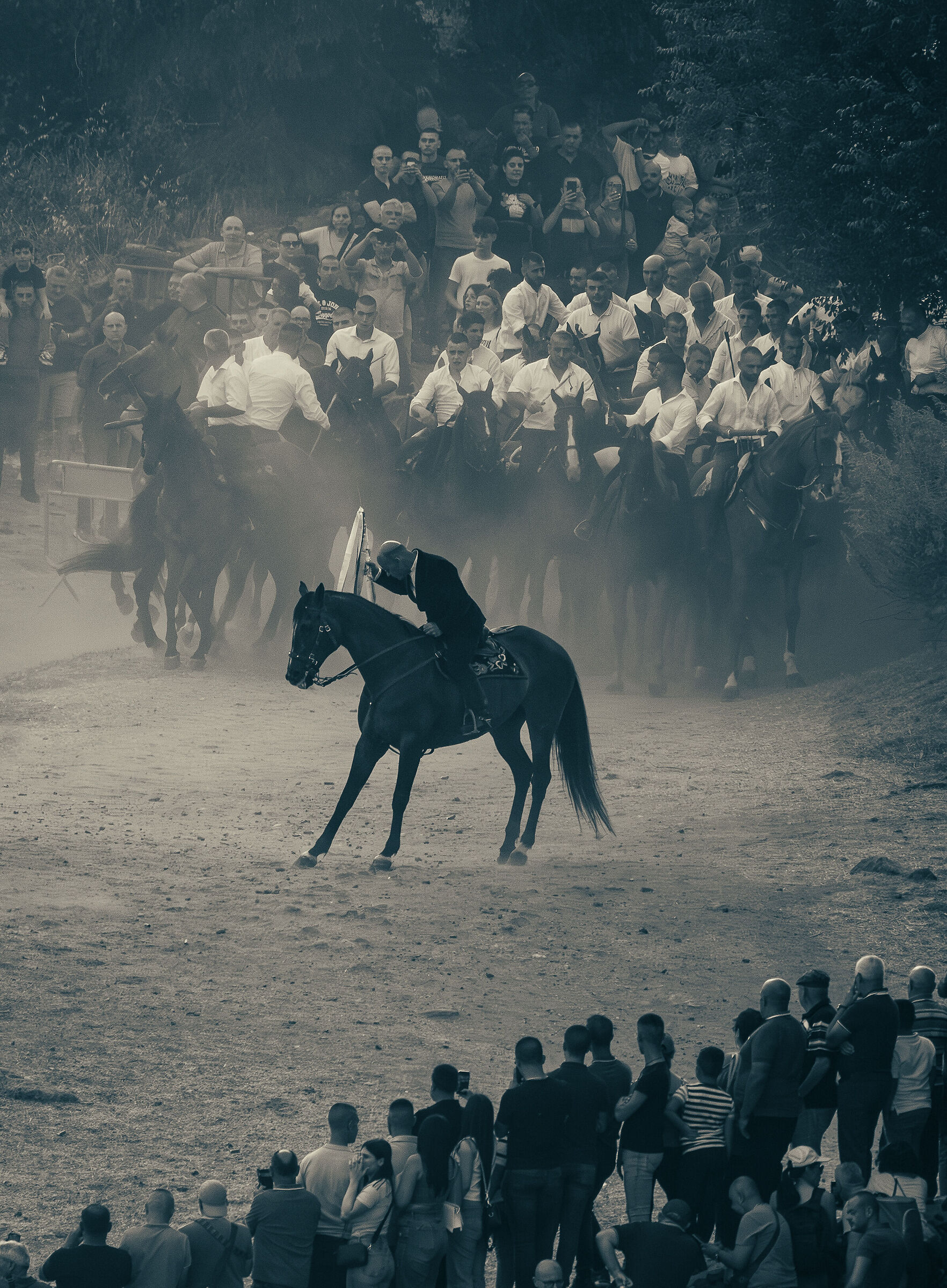 Ardia di Sedilo, prima della partenza