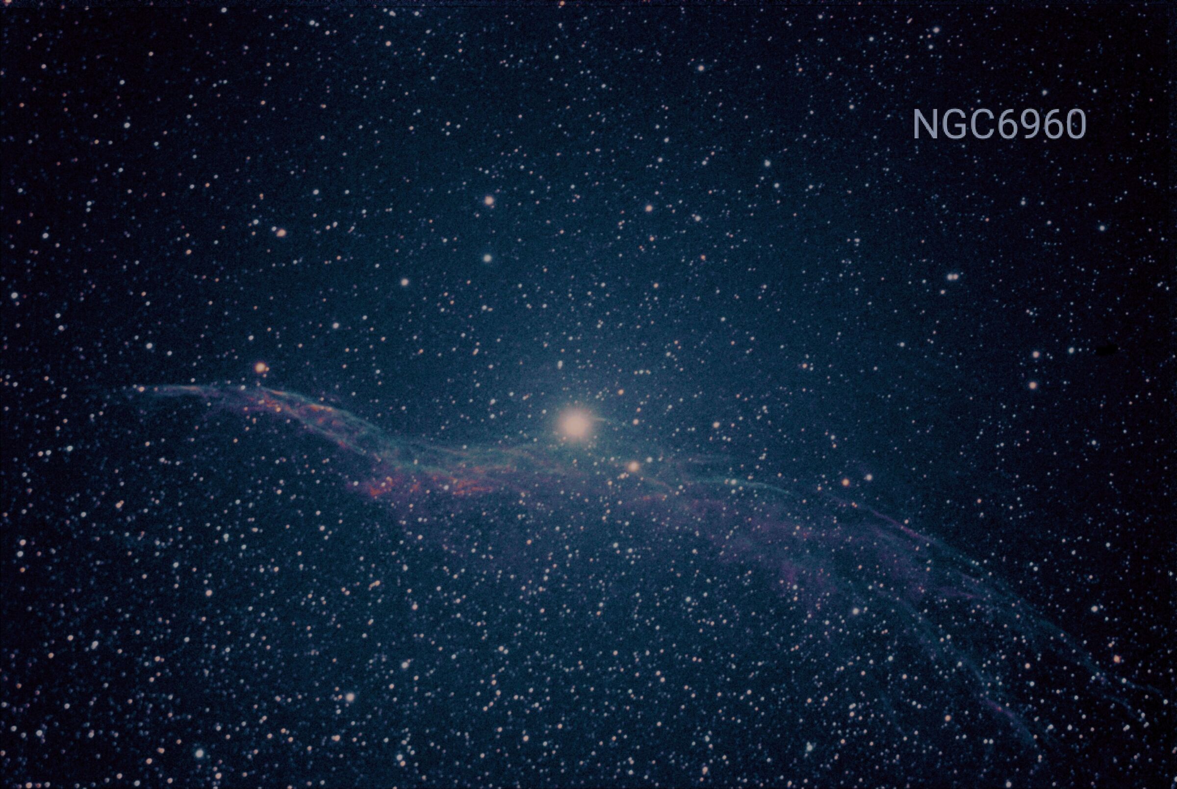 Veil Nebula East in Cygnus NGC6960