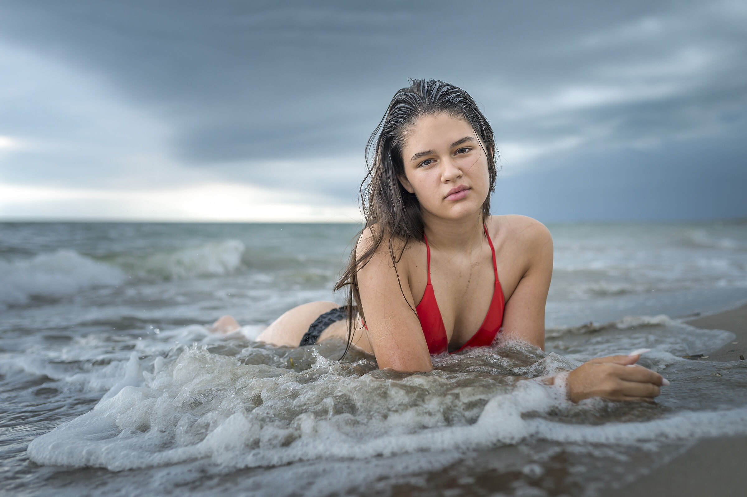 Beauty as it comes out of the sea