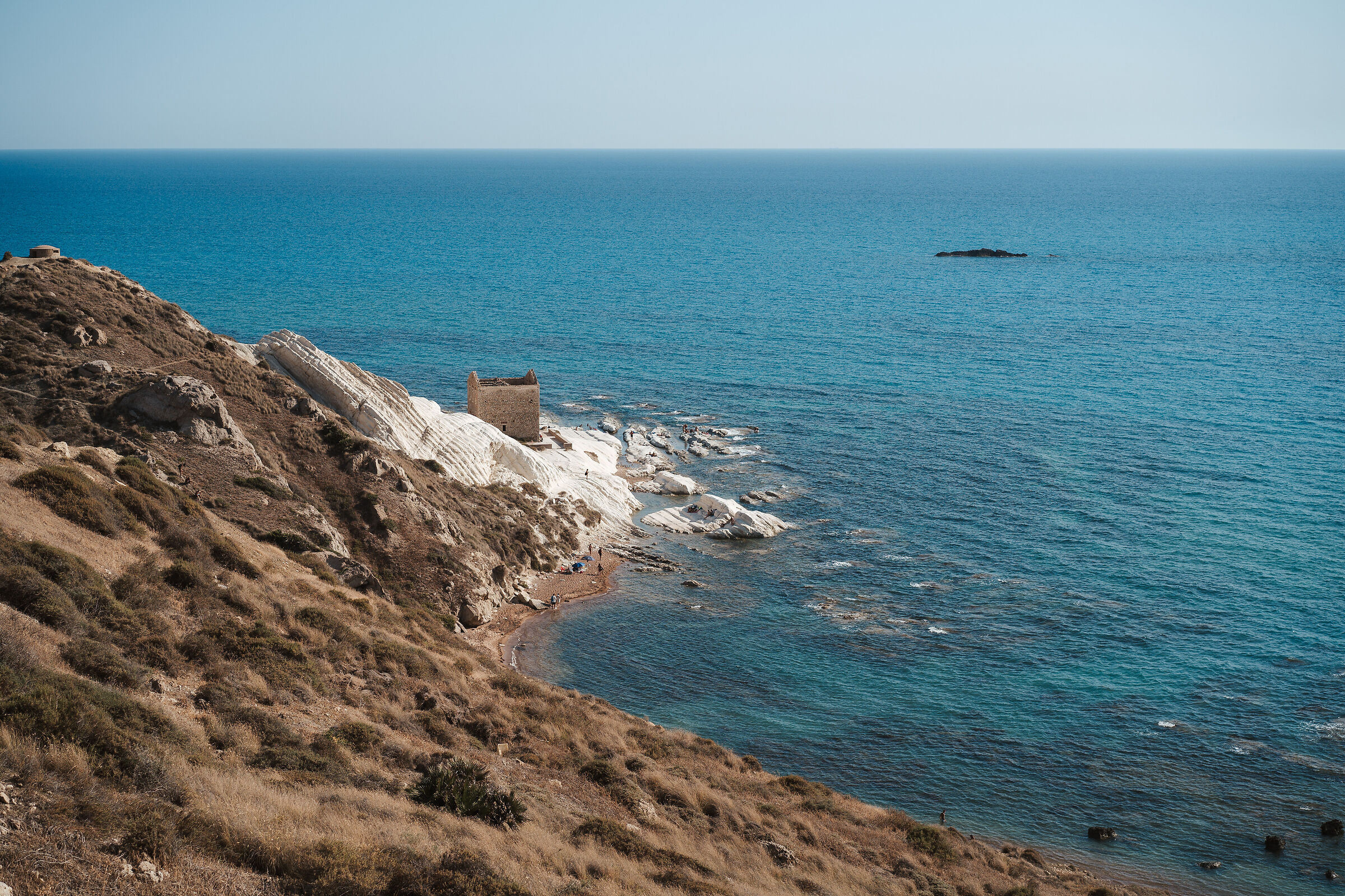 vista di punta bianca