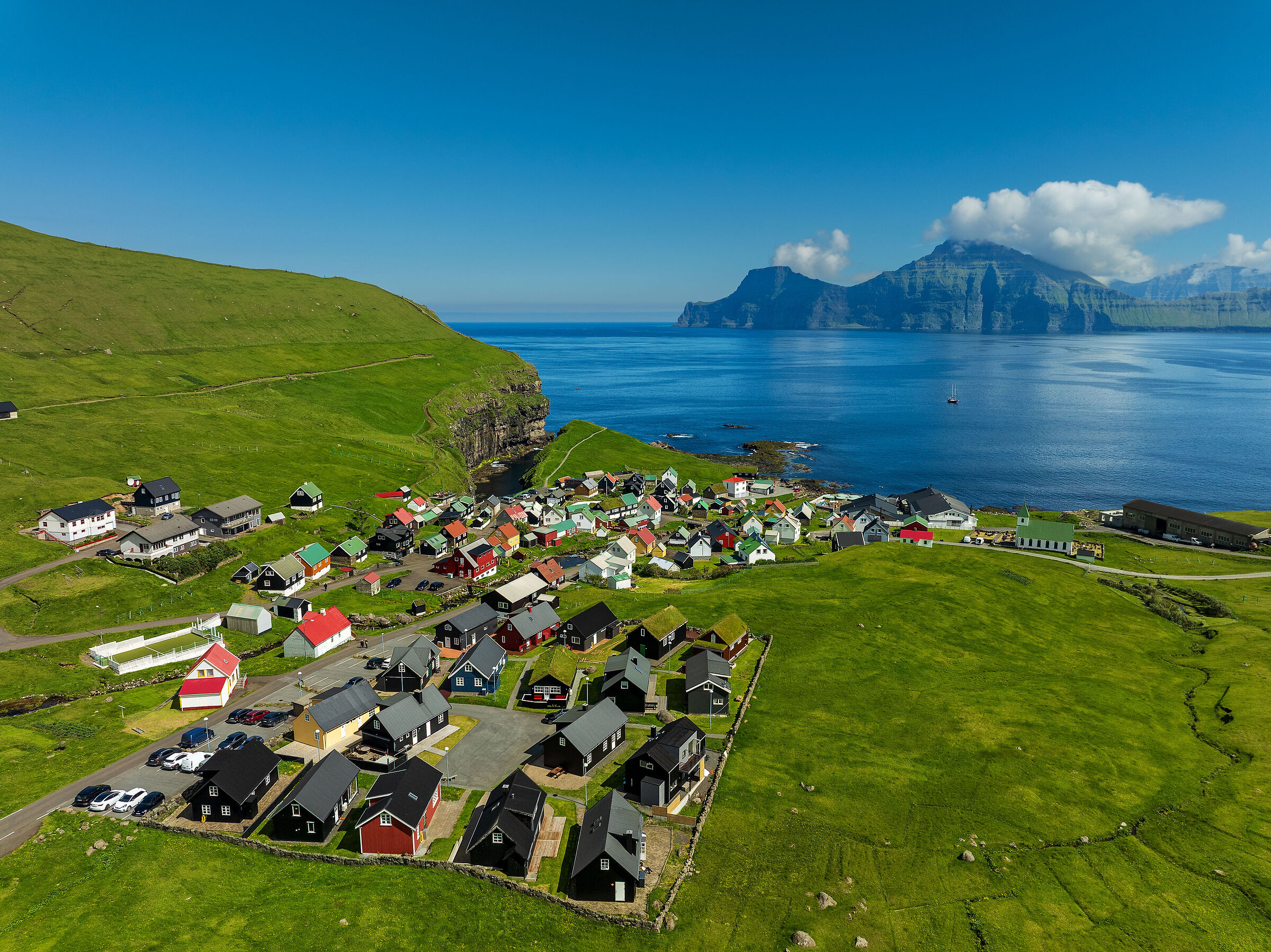 The village of Gjogv - Faroe Islands