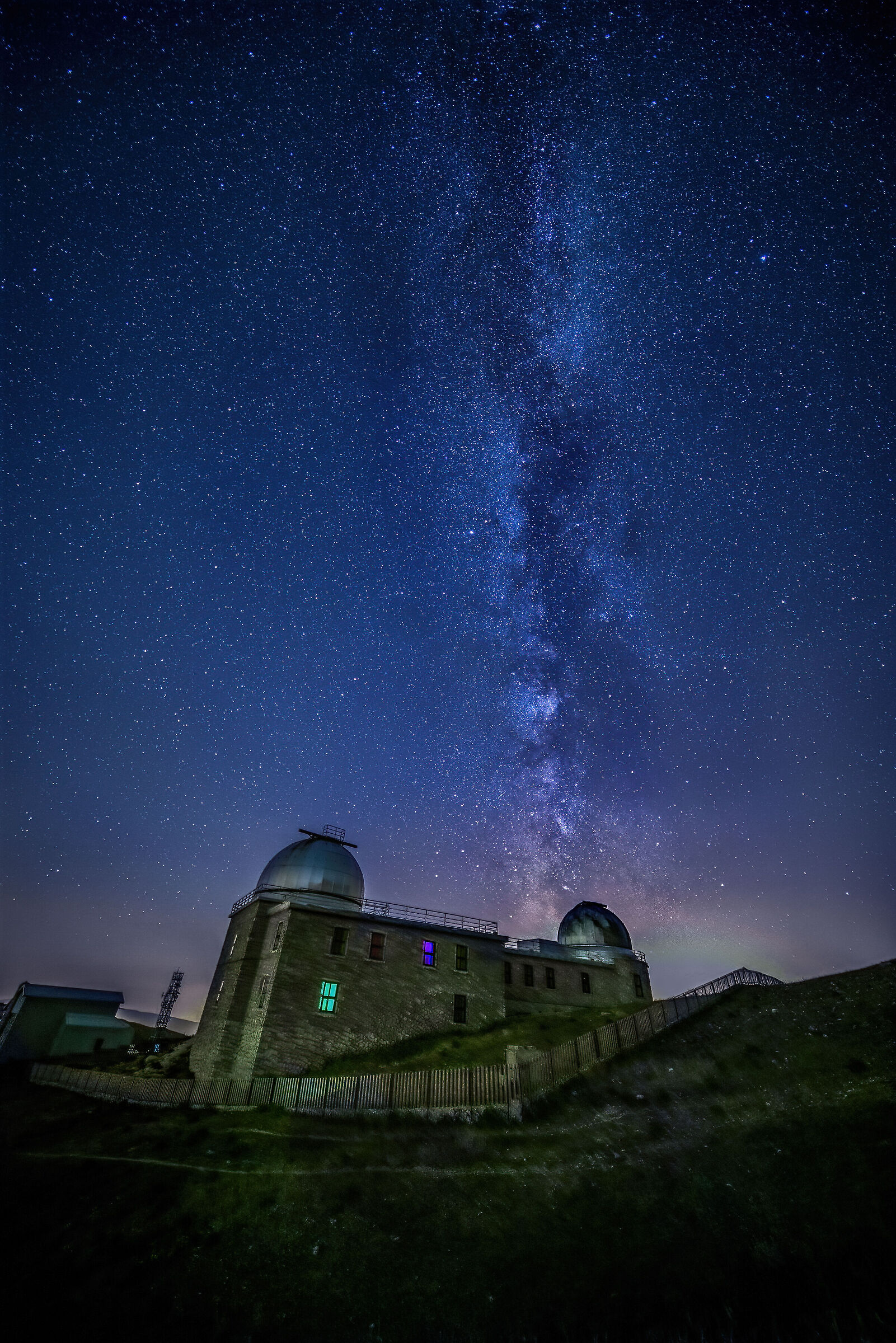 Milky way at Campo Imperatore, vertical version