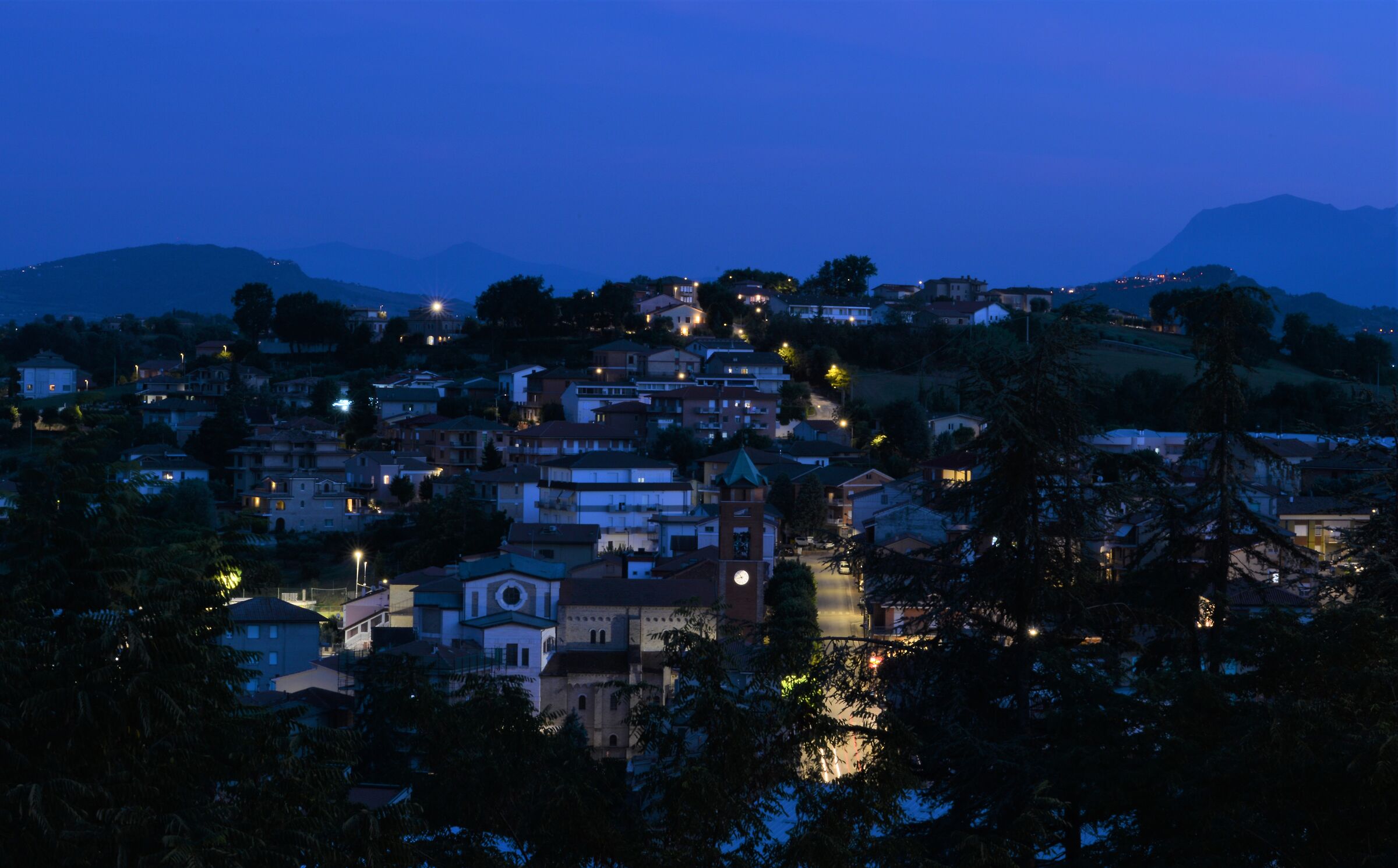 Montappone at dusk