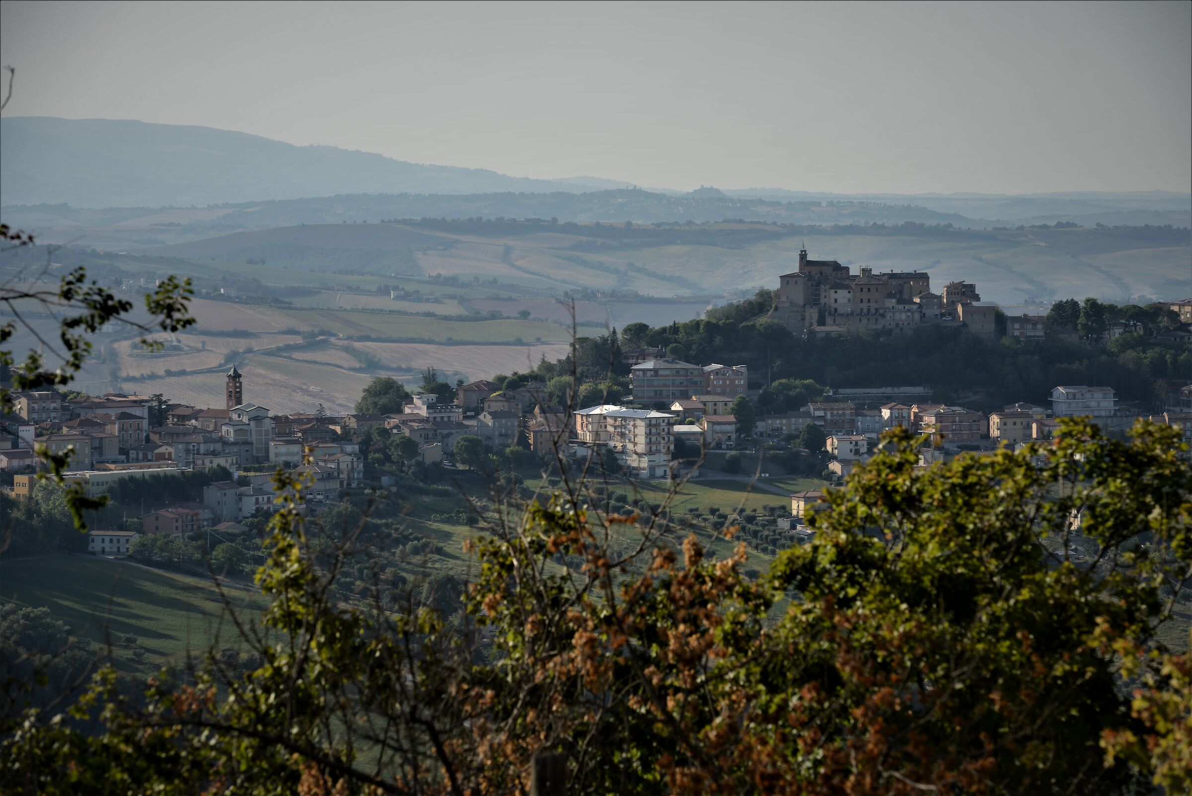 Panoramic view from Monte Vidon Corrado (FM)