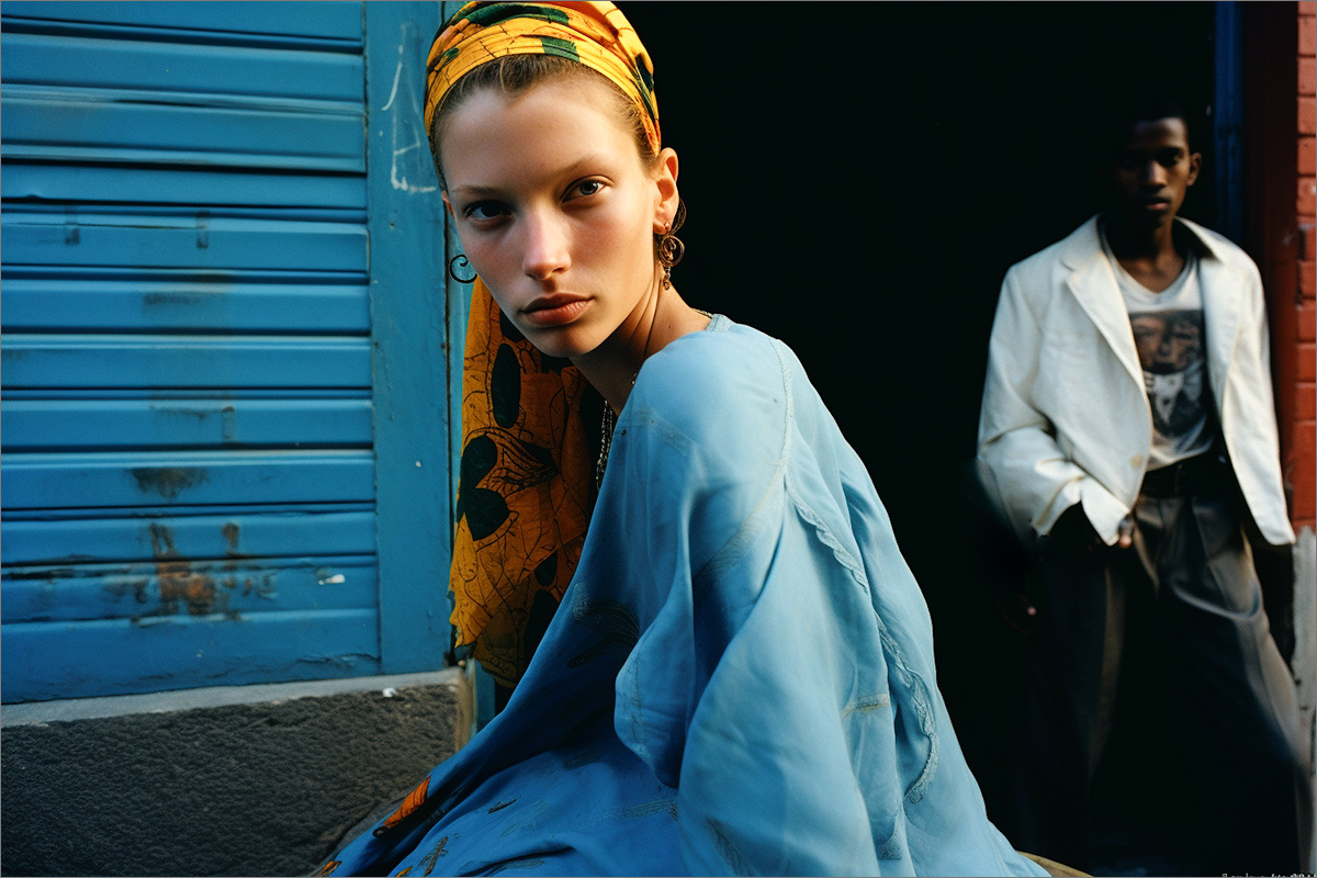 Street photography in the manner of Alex Webb