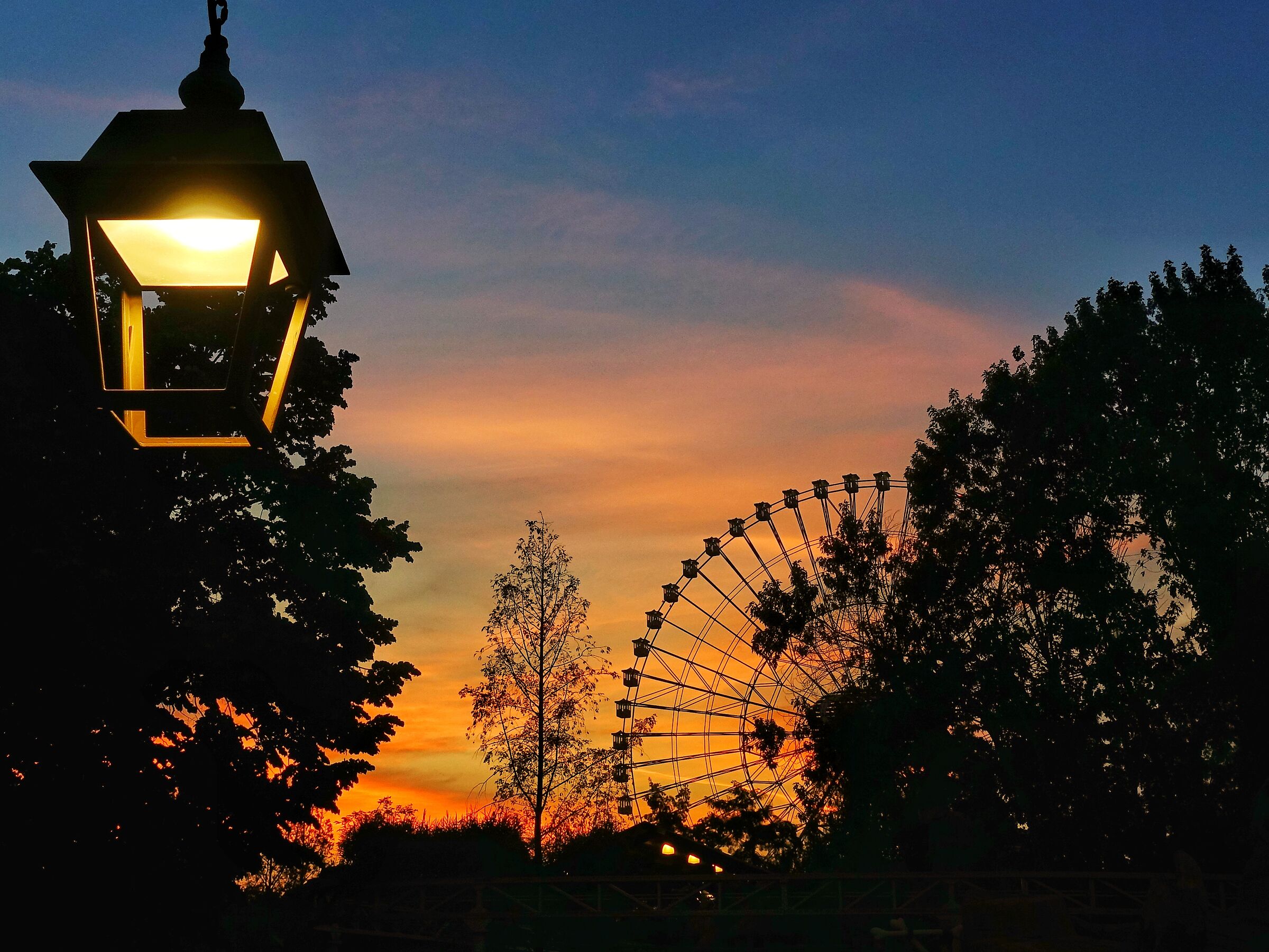 Sunset at Mirabilandia